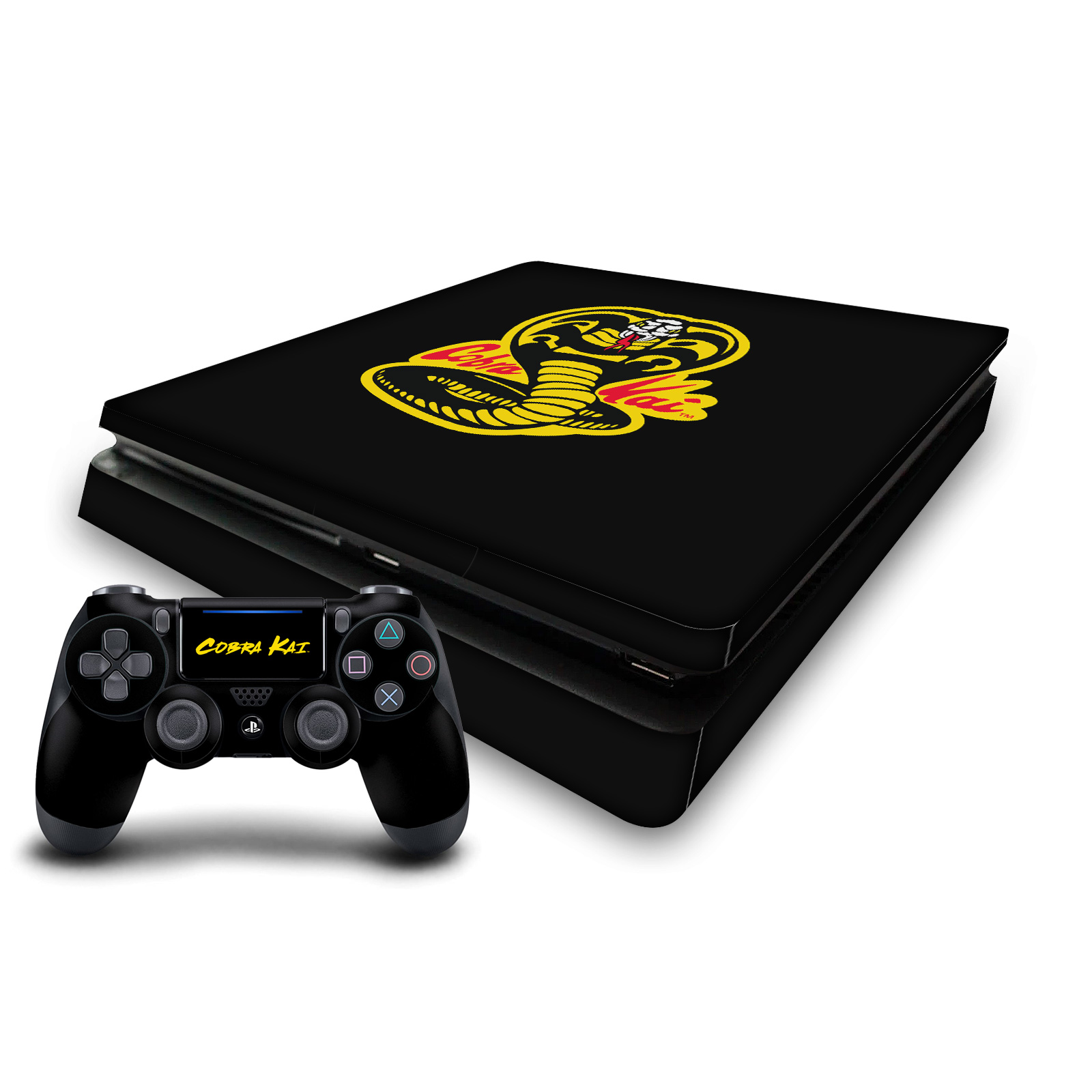 COBRA KAI ICONIC VINYL SKIN FOR PS5 PRO DIGITAL EDITION CONSOLE & CONTROLLER