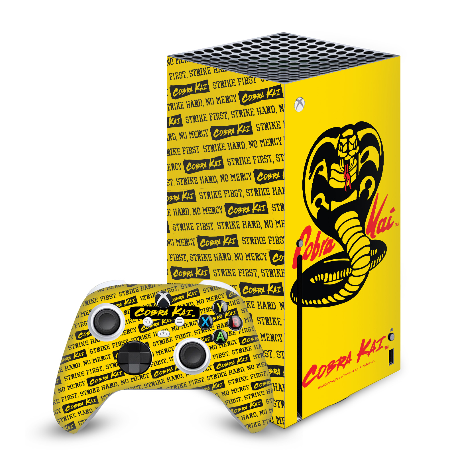 AUTOCOLLANT OFFICIEL COBRA KAI ICONIC VINYLE PEAU POUR CONSOLE ET CONTRÔLEUR SERIES X - Photo 10/11