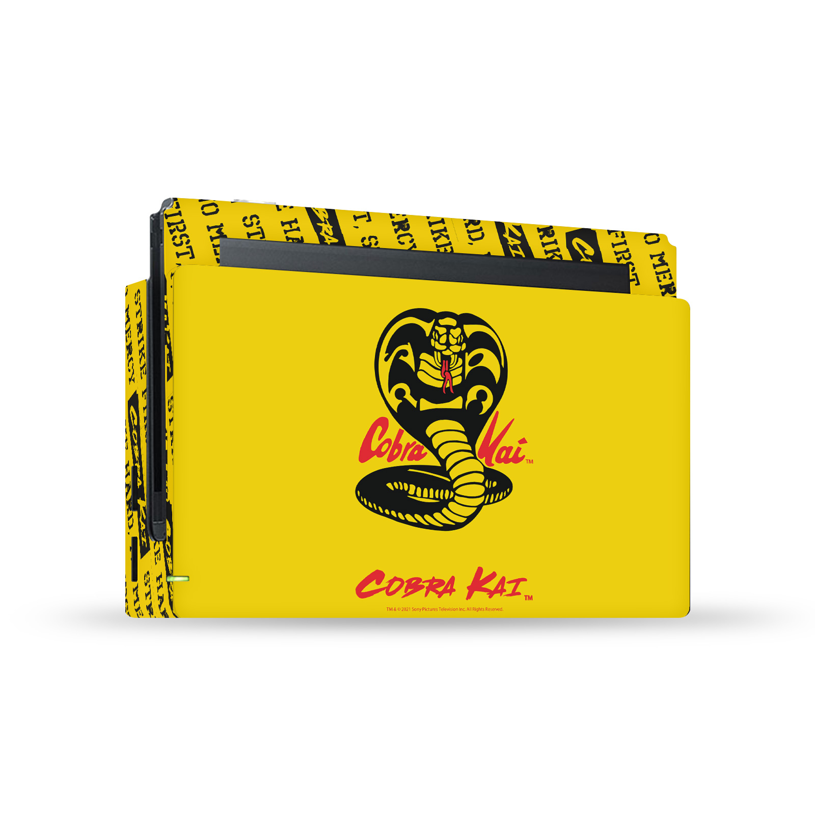 OFFICIAL COBRA KAI ICONIC VINYL SKIN DECAL FOR NINTENDO SWITCH CONSOLE & DOCK