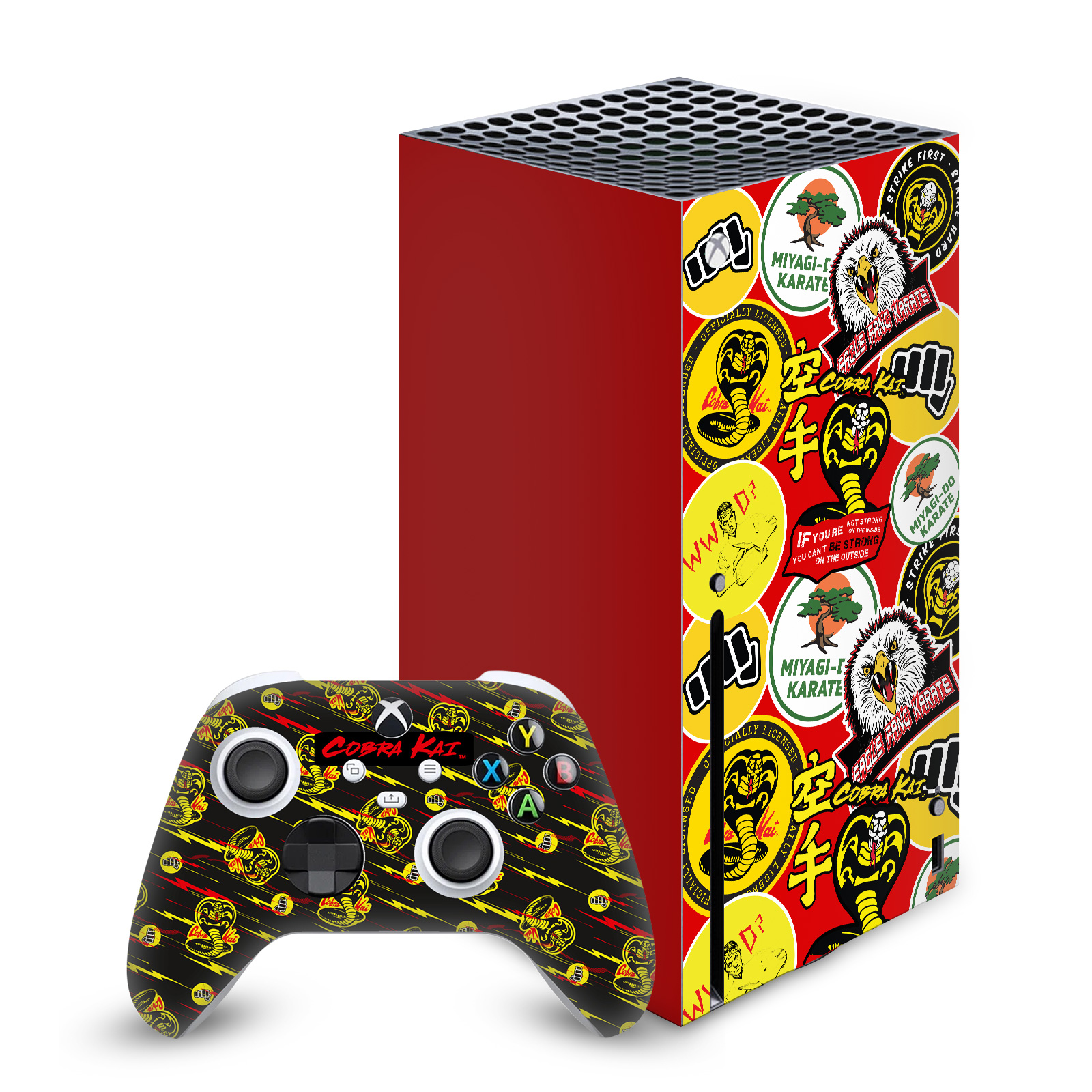AUTOCOLLANT OFFICIEL COBRA KAI ICONIC VINYLE PEAU POUR CONSOLE ET CONTRÔLEUR SERIES X - Photo 11/11