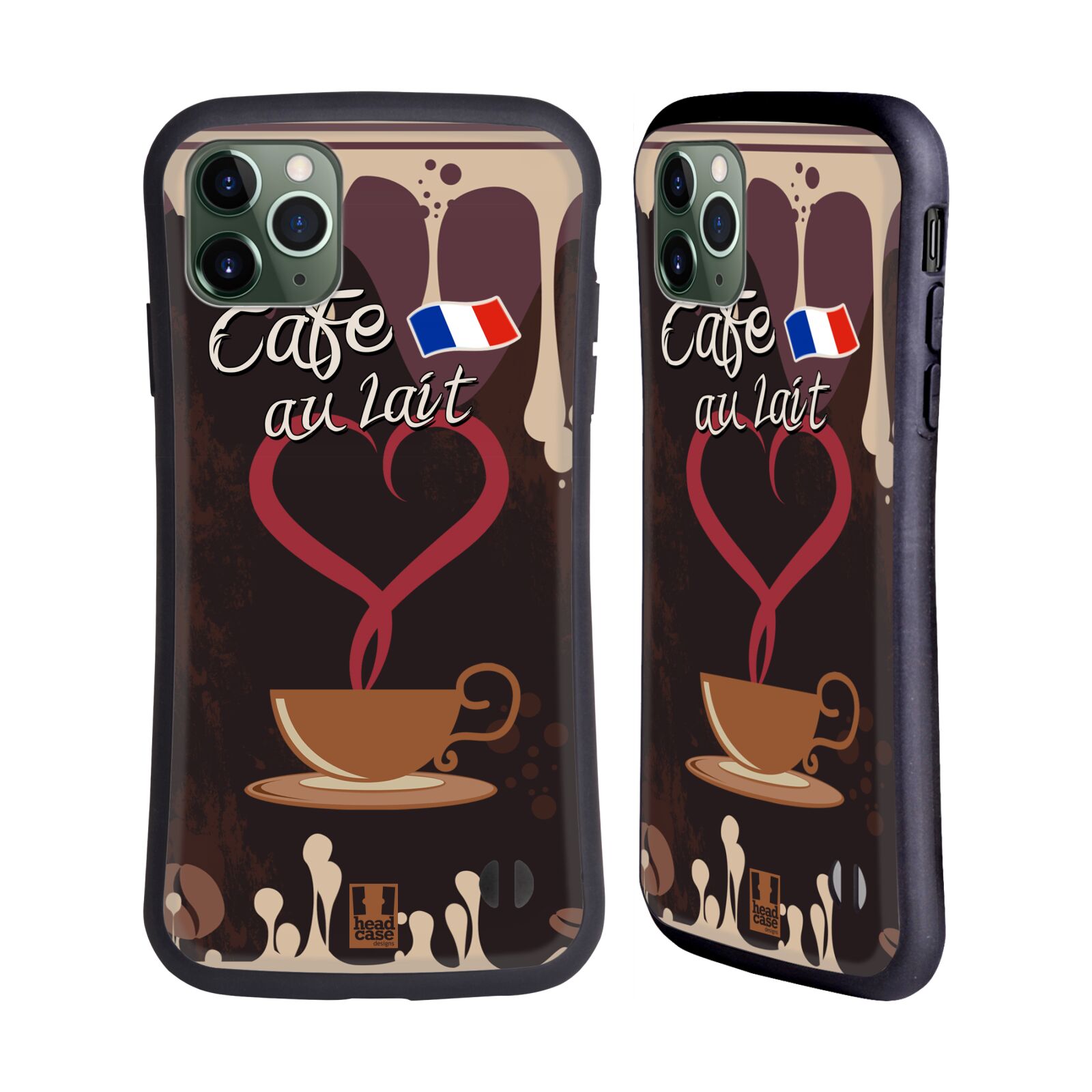 HEAD CASE DESIGNS COFFEE ADDICT HYBRID CASE FOR APPLE iPHONES PHONES - Picture 8 of 12