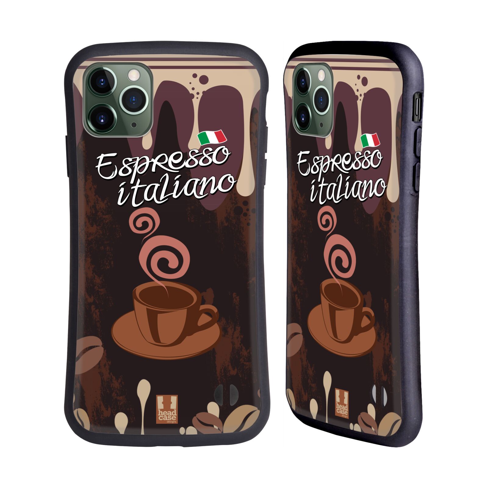HEAD CASE DESIGNS COFFEE ADDICT HYBRID CASE FOR APPLE iPHONES PHONES - Picture 12 of 12