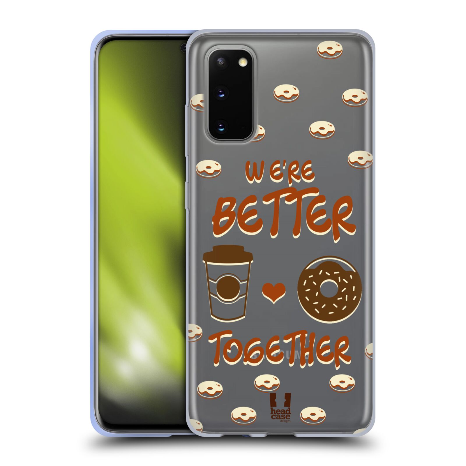 HEAD CASE DESIGNS COFFEE AND DONUTS SOFT GEL CASE FOR SAMSUNG PHONES 1 - Picture 8 of 10