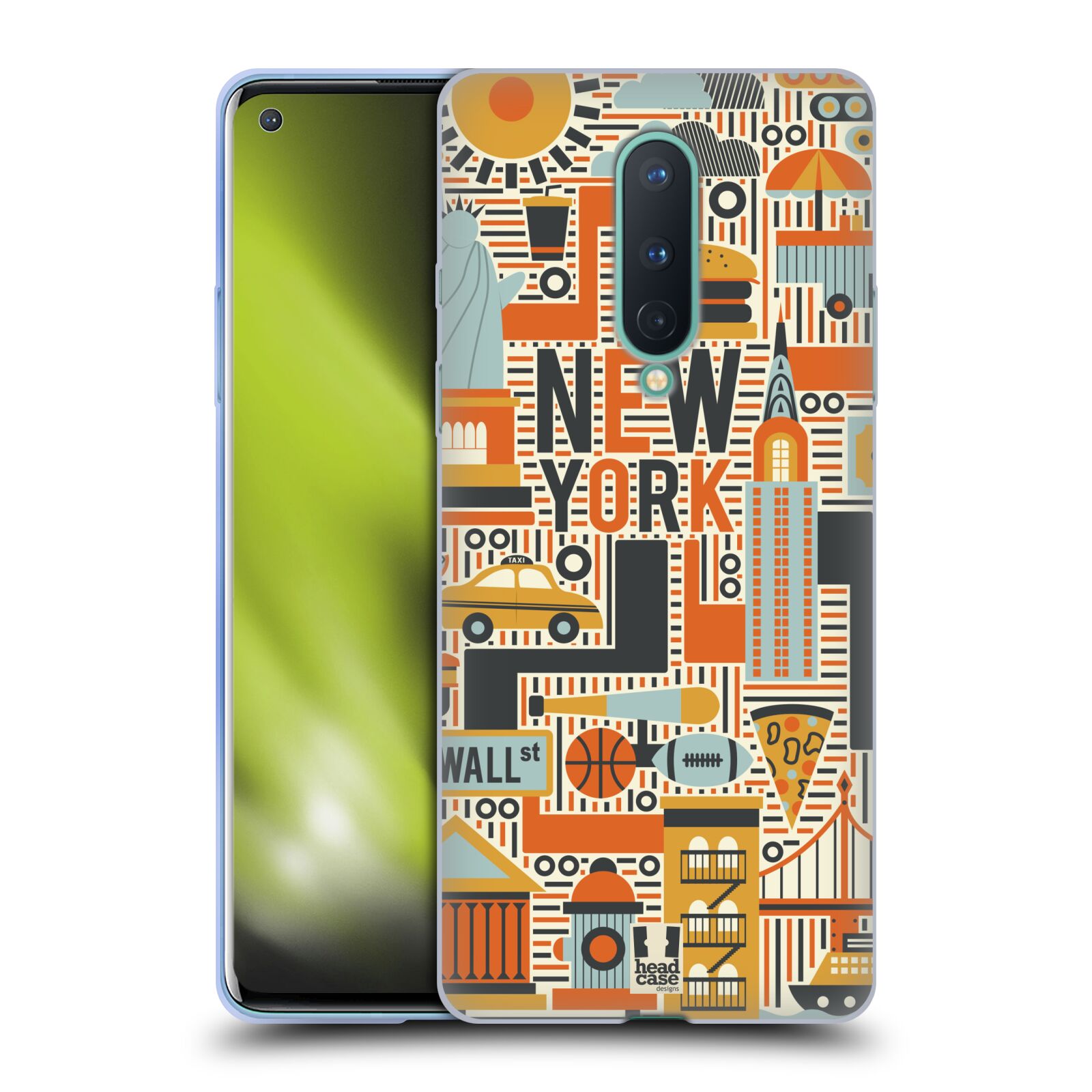 FUNDA HEAD CASE DESIGNS CON DIBUJO DE PAÍS HIDMARKS GEL SUAVE PARA TELÉFONOS GOOGLE ONEPLUS - Imagen 9 de 10