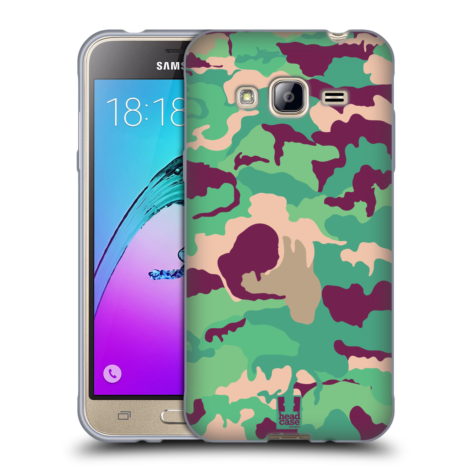 FUNDA HEAD CASE DESIGNS DE GEL SUAVE CAMUFLAJE DE COLOR PARA TELÉFONOS MÓVILES SAMSUNG 3 - Imagen 10 de 12