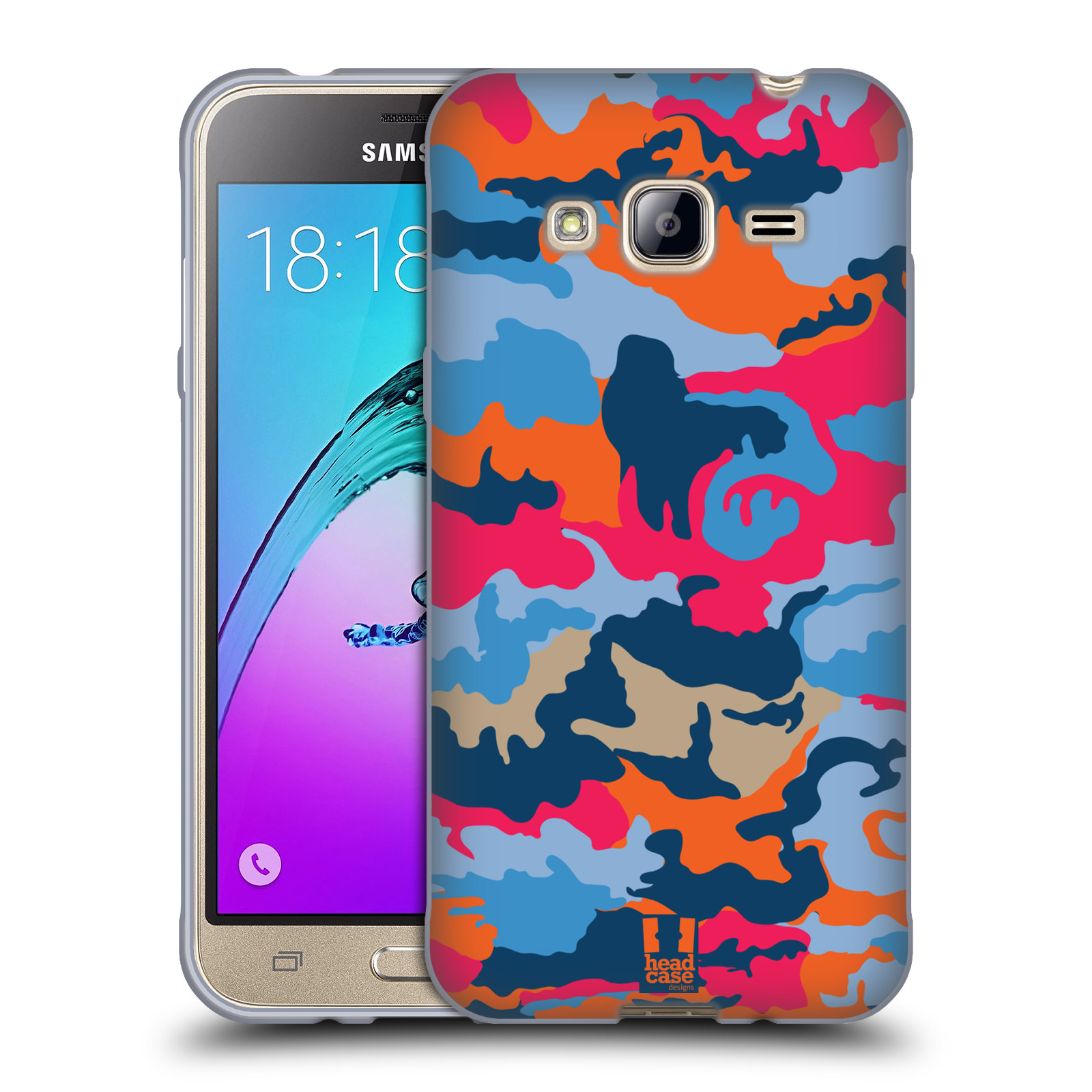 FUNDA HEAD CASE DESIGNS DE GEL SUAVE CAMUFLAJE DE COLOR PARA TELÉFONOS MÓVILES SAMSUNG 3 - Imagen 8 de 12