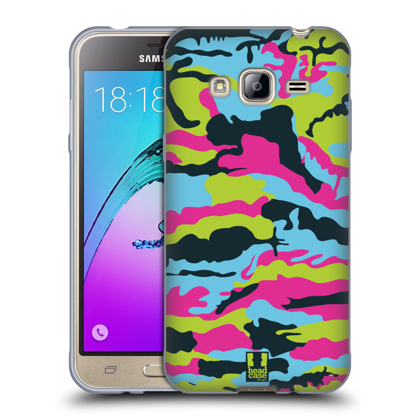 FUNDA HEAD CASE DESIGNS DE GEL SUAVE CAMUFLAJE DE COLOR PARA TELÉFONOS MÓVILES SAMSUNG 3 - Imagen 9 de 12