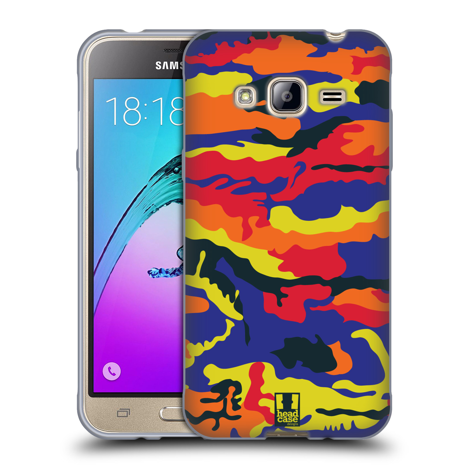 FUNDA HEAD CASE DESIGNS DE GEL SUAVE CAMUFLAJE DE COLOR PARA TELÉFONOS MÓVILES SAMSUNG 3 - Imagen 11 de 12