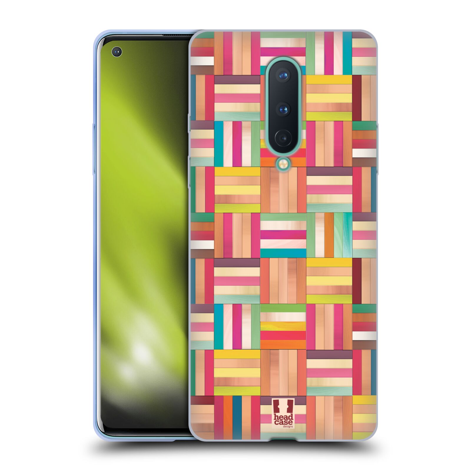 FUNDA HEAD CASE DESIGNS A RAYAS DE COLOR GEL SUAVE PARA TELÉFONOS MÓVILES GOOGLE ONEPLUS - Imagen 11 de 12