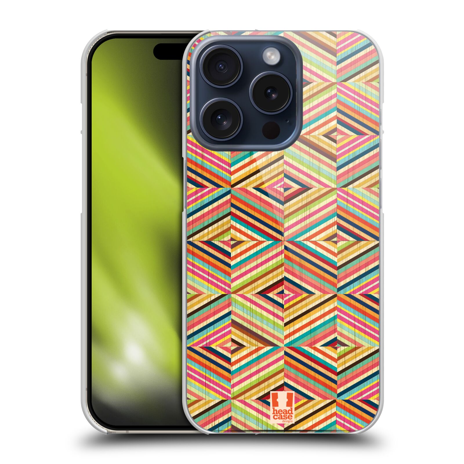 HEAD CASE DESIGNS COLOURED STREAKS HARD BACK CASE FOR APPLE iPHONE PHONES - Picture 9 of 12