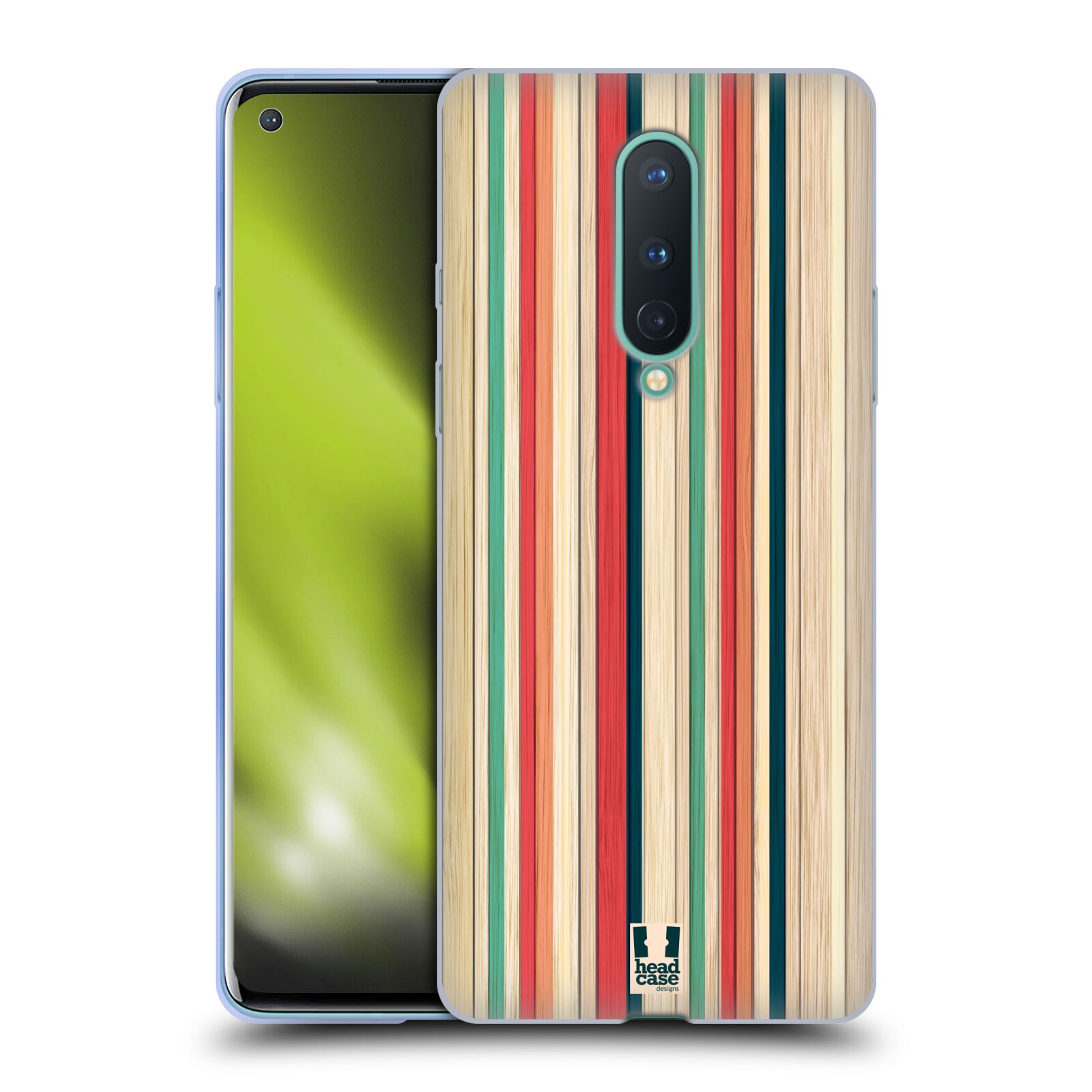 FUNDA HEAD CASE DESIGNS A RAYAS DE COLOR GEL SUAVE PARA TELÉFONOS MÓVILES GOOGLE ONEPLUS - Imagen 8 de 12