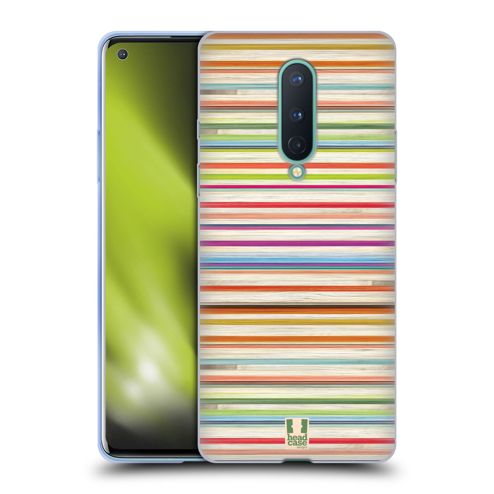 FUNDA HEAD CASE DESIGNS A RAYAS DE COLOR GEL SUAVE PARA TELÉFONOS MÓVILES GOOGLE ONEPLUS - Imagen 12 de 12