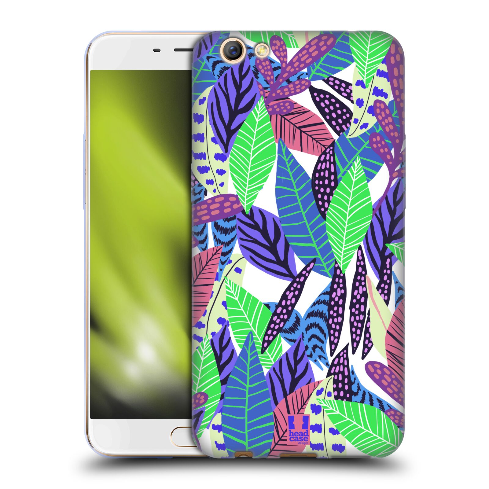 HEAD CASE DESIGNS COLOURFUL PLANTS SOFT GEL CASE FOR OPPO PHONES