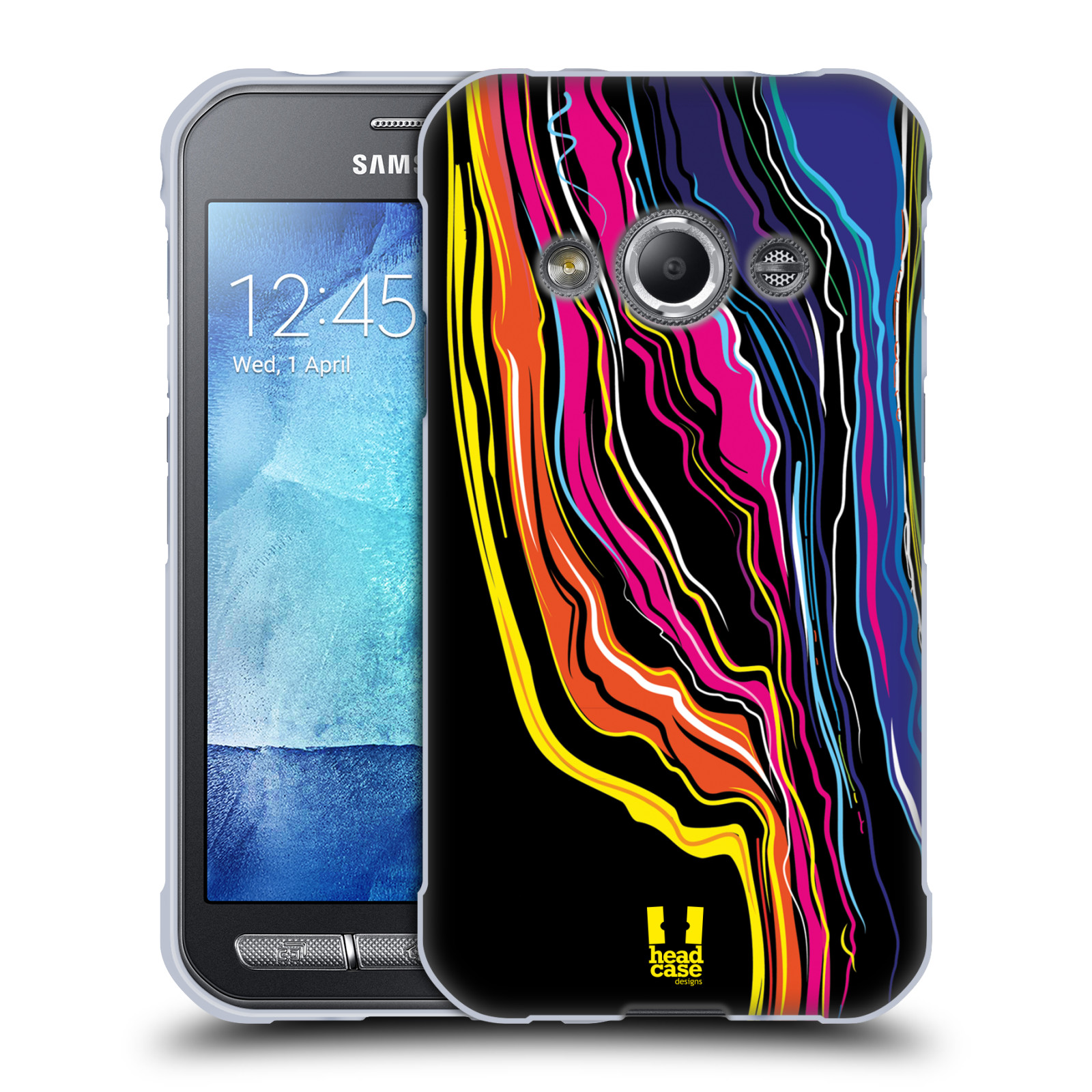 HEAD CASE DESIGNS COLOUR SURGES SOFT GEL CASE FOR SAMSUNG PHONES 4