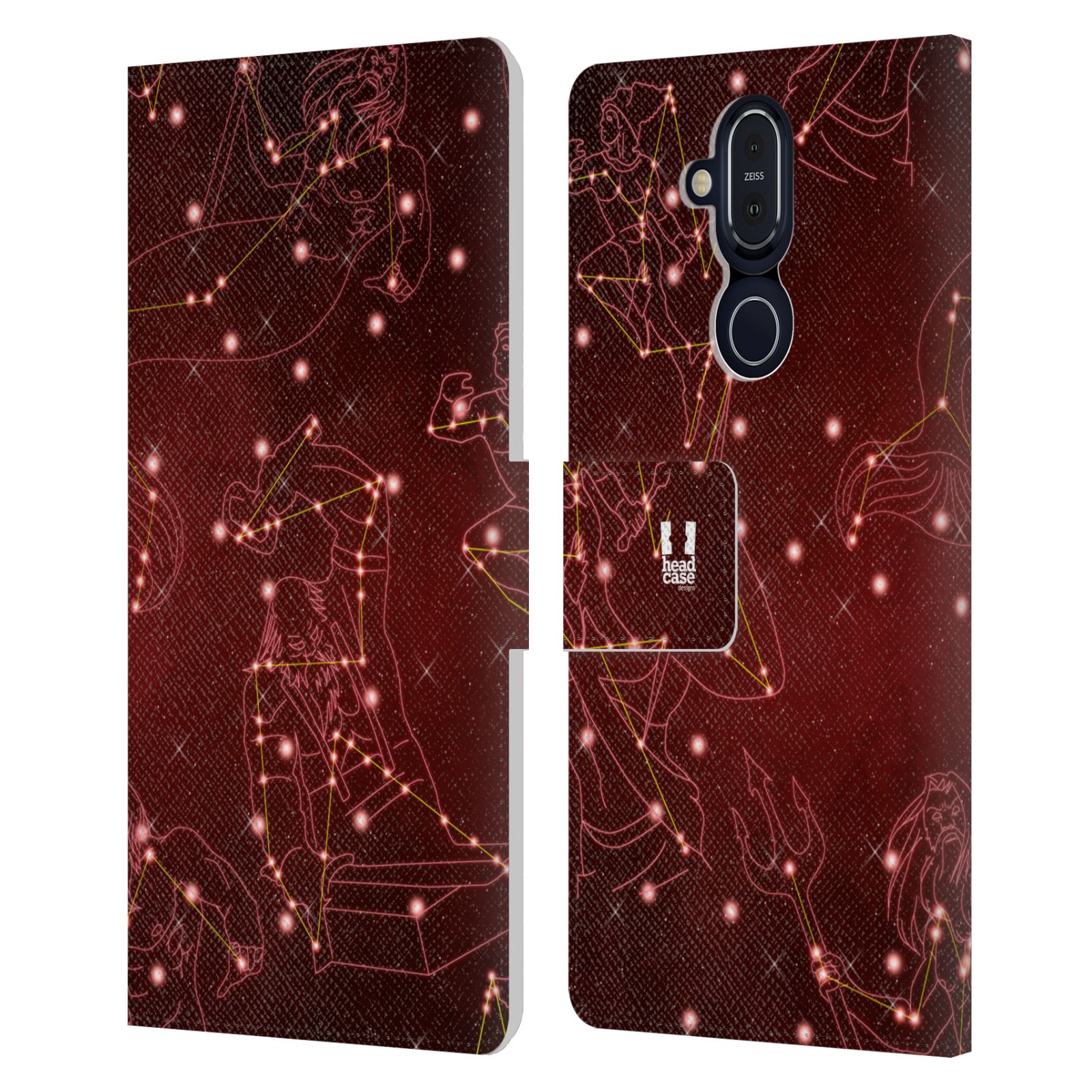 HEAD CASE DESIGNS CONSTELLATION PATTERNS LEATHER BOOK CASE FOR NOKIA PHONES - Picture 8 of 9