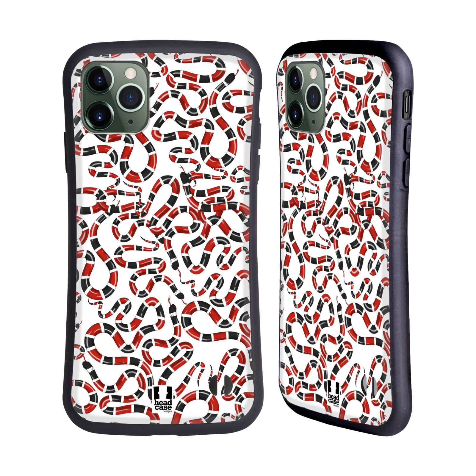HEAD CASE CORAL SNAKES HYBRID CASE FOR APPLE iPHONES PHONES - Picture 11 of 12