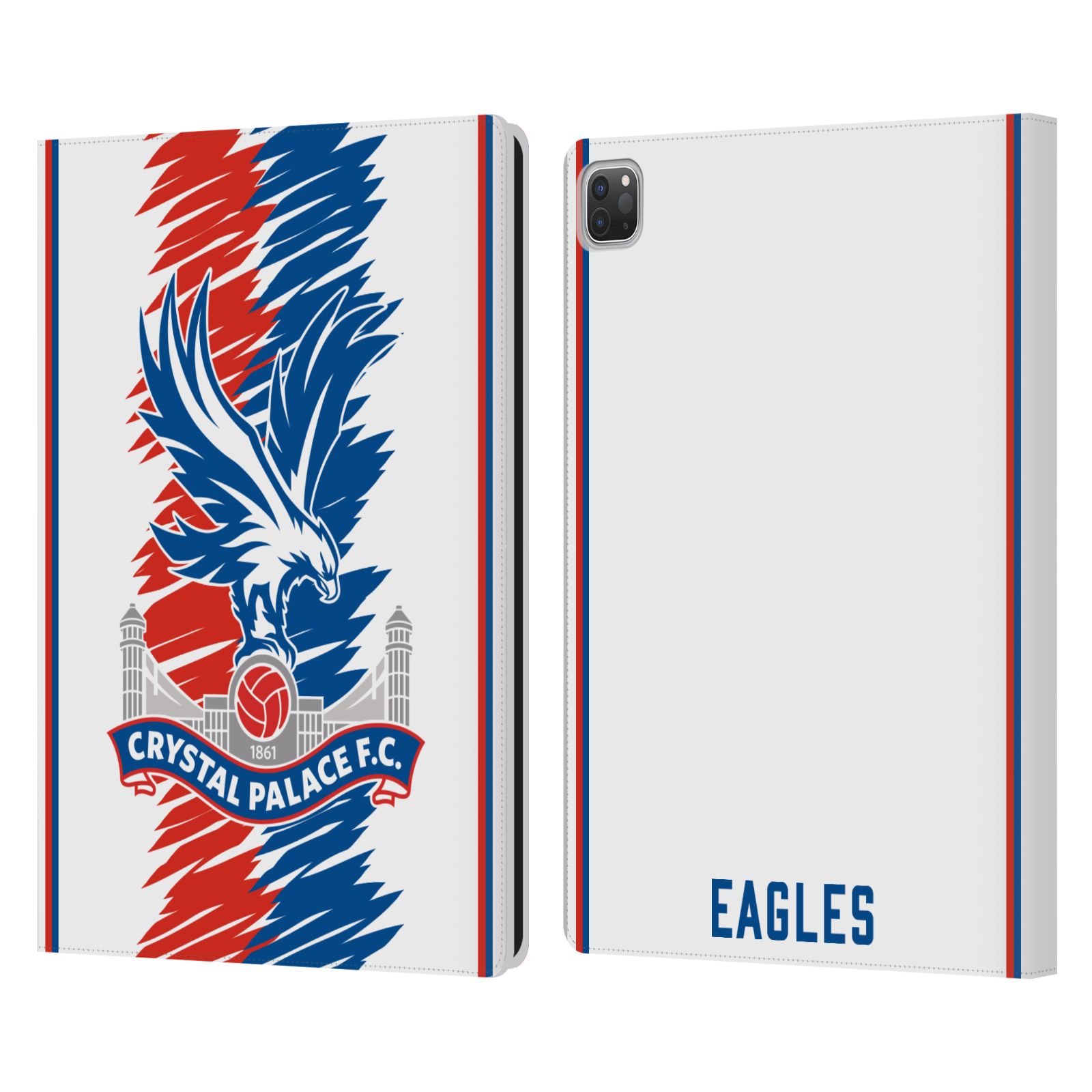 OFFICIAL CRYSTAL PALACE FC 2022/23 CREST KIT LEATHER BOOK CASE FOR APPLE iPAD - Picture 7 of 9