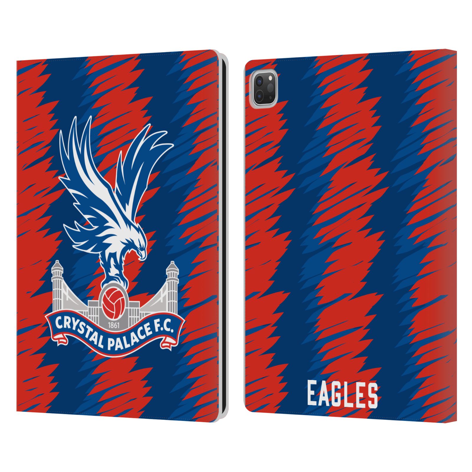 OFFICIAL CRYSTAL PALACE FC 2022/23 CREST KIT LEATHER BOOK CASE FOR APPLE iPAD - Picture 8 of 9