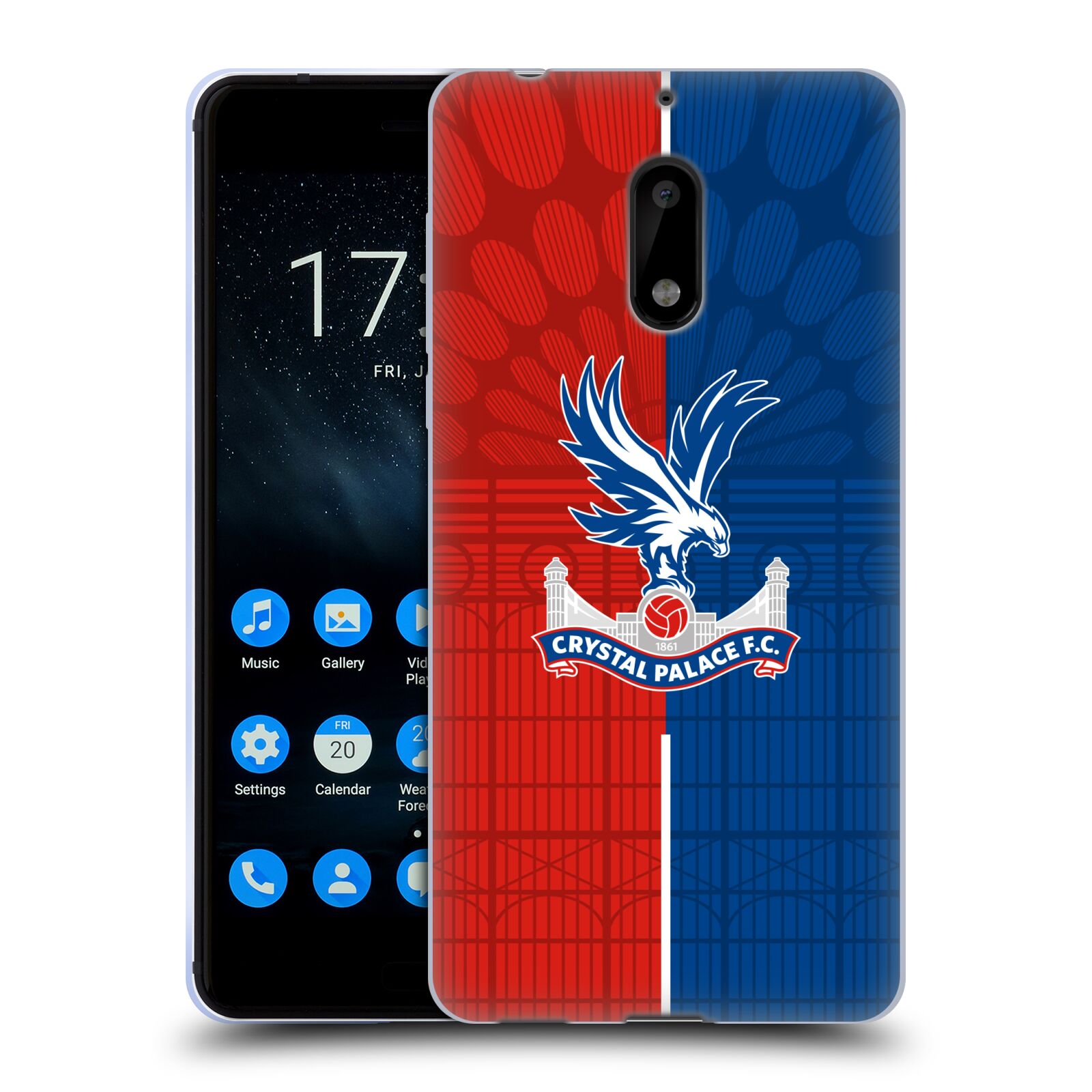 OFFICIAL CRYSTAL PALACE FC 2023/24 CREST KIT SOFT GEL CASE FOR NOKIA PHONES 1 - Picture 9 of 9