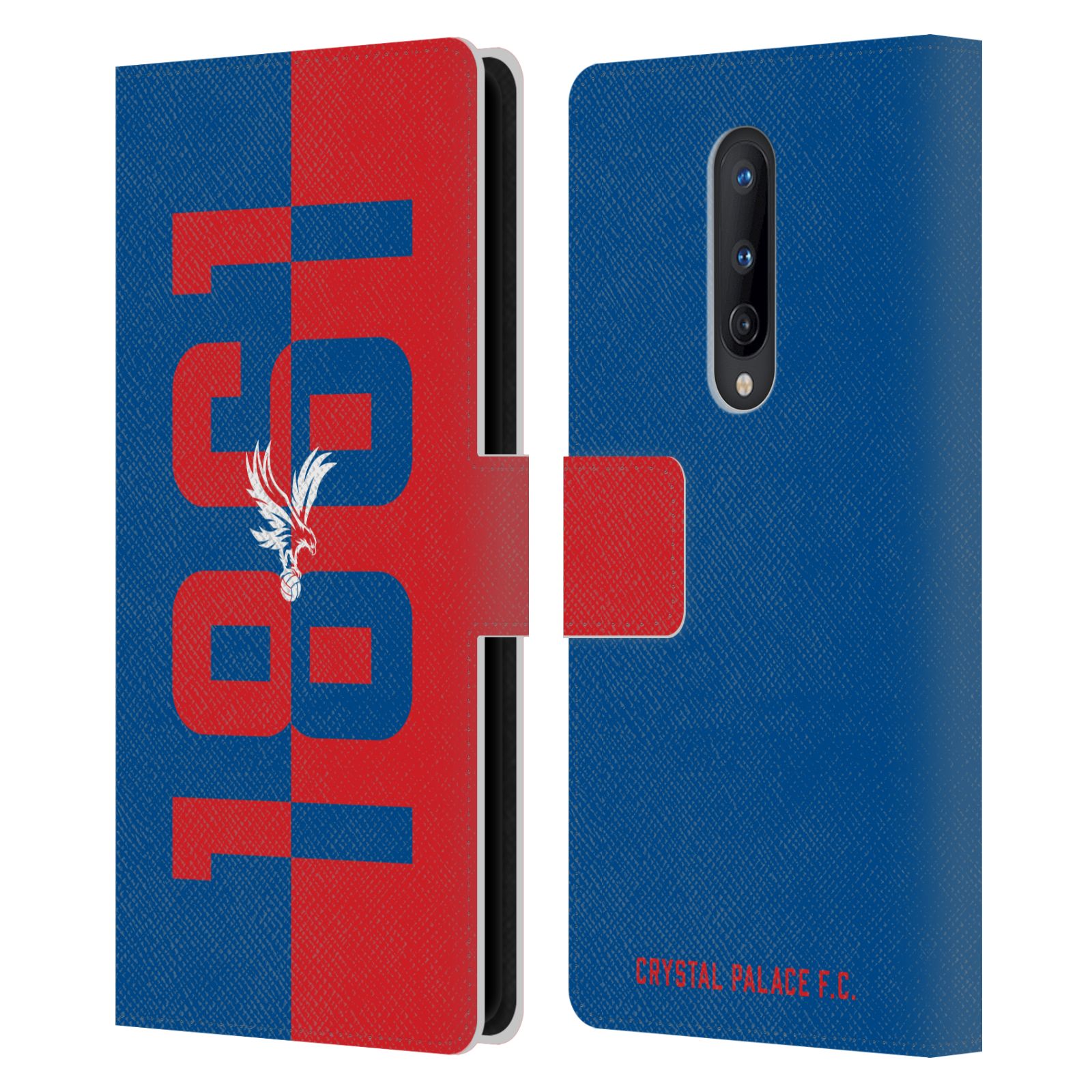 OFFICIAL CRYSTAL PALACE FC CREST LEATHER BOOK WALLET CASE FOR ONEPLUS PHONES - Picture 7 of 19