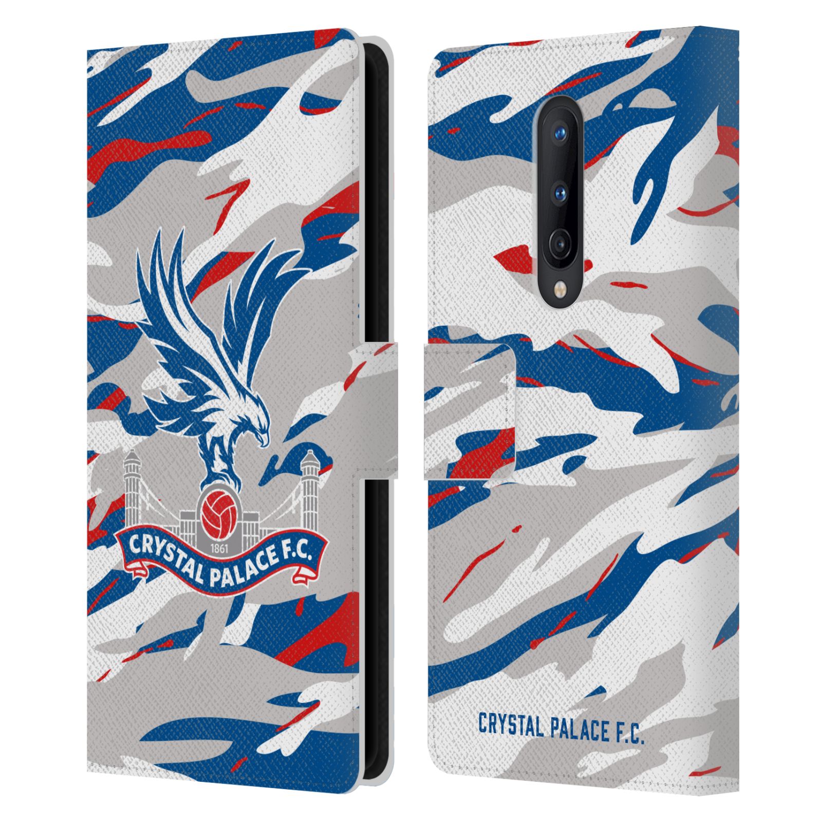 OFFICIAL CRYSTAL PALACE FC CREST LEATHER BOOK WALLET CASE FOR ONEPLUS PHONES - Picture 9 of 19