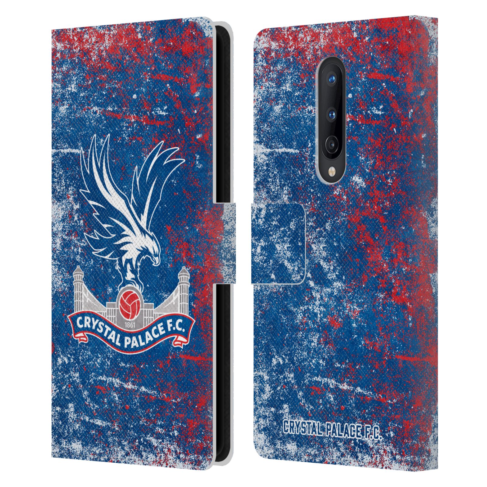OFFICIAL CRYSTAL PALACE FC CREST LEATHER BOOK WALLET CASE FOR ONEPLUS PHONES - Picture 10 of 19