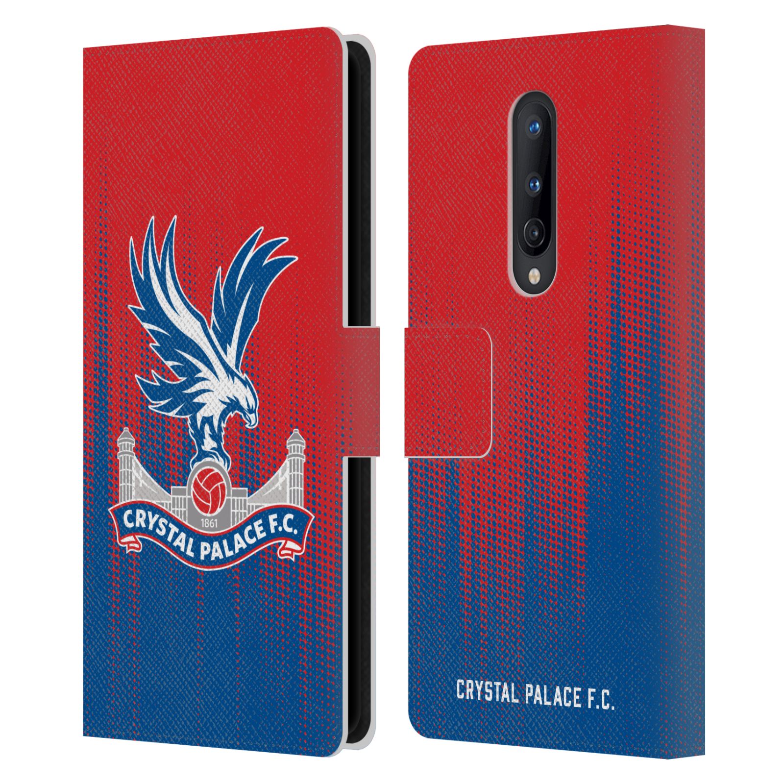 OFFICIAL CRYSTAL PALACE FC CREST LEATHER BOOK WALLET CASE FOR ONEPLUS PHONES - Picture 13 of 19