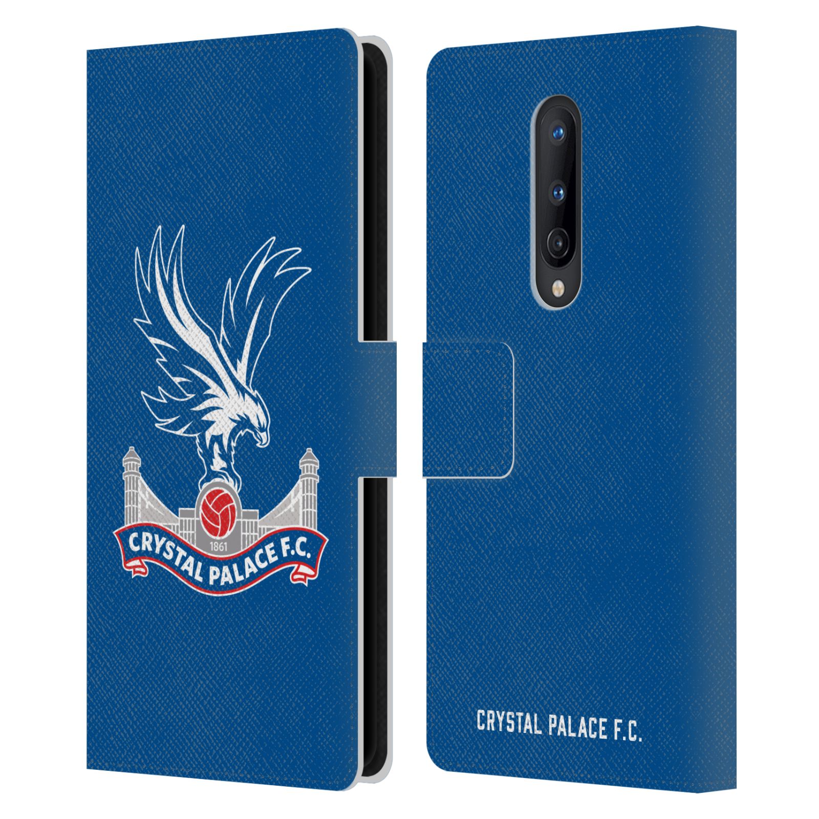 OFFICIAL CRYSTAL PALACE FC CREST LEATHER BOOK WALLET CASE FOR ONEPLUS PHONES - Picture 16 of 19