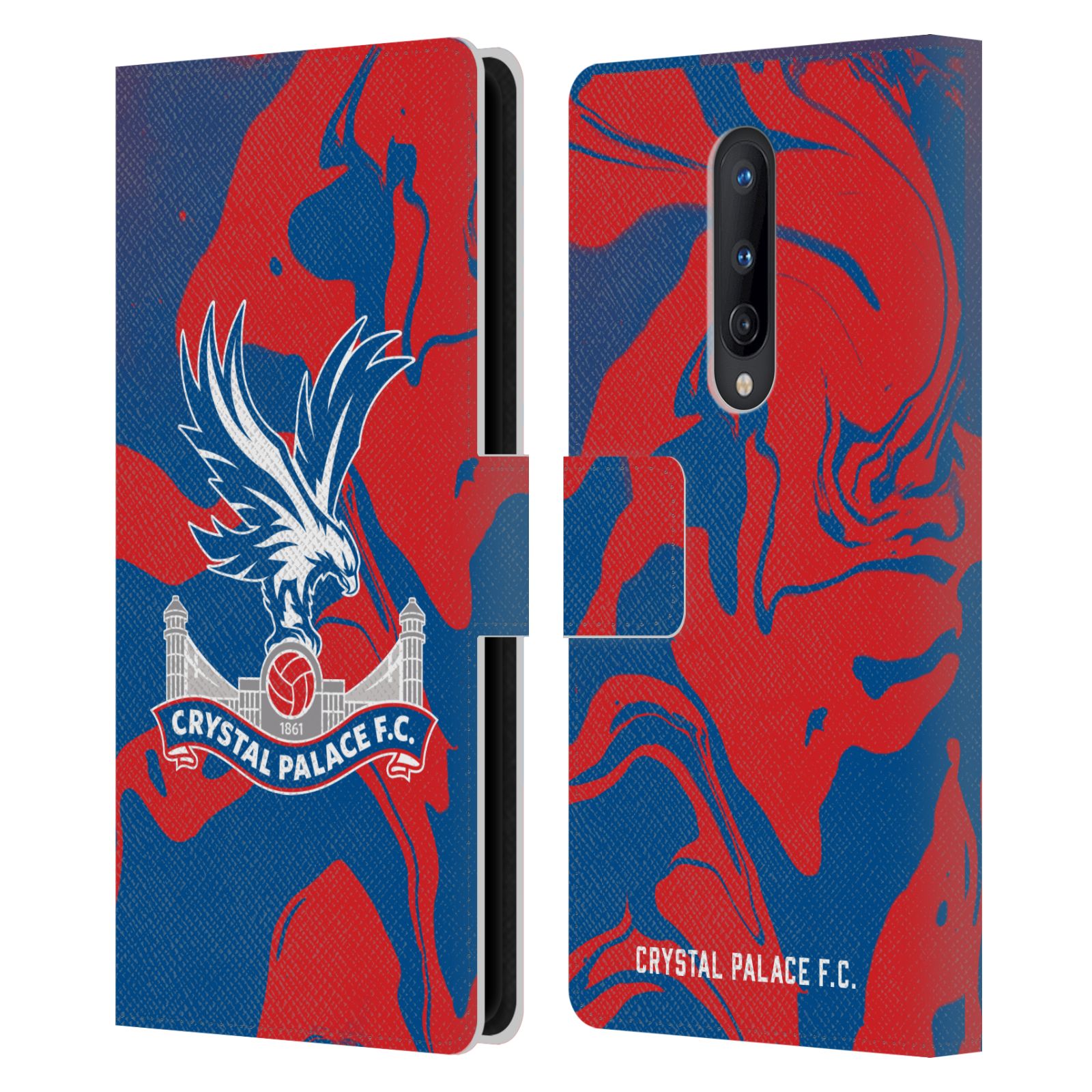 OFFICIAL CRYSTAL PALACE FC CREST LEATHER BOOK WALLET CASE FOR ONEPLUS PHONES - Picture 17 of 19