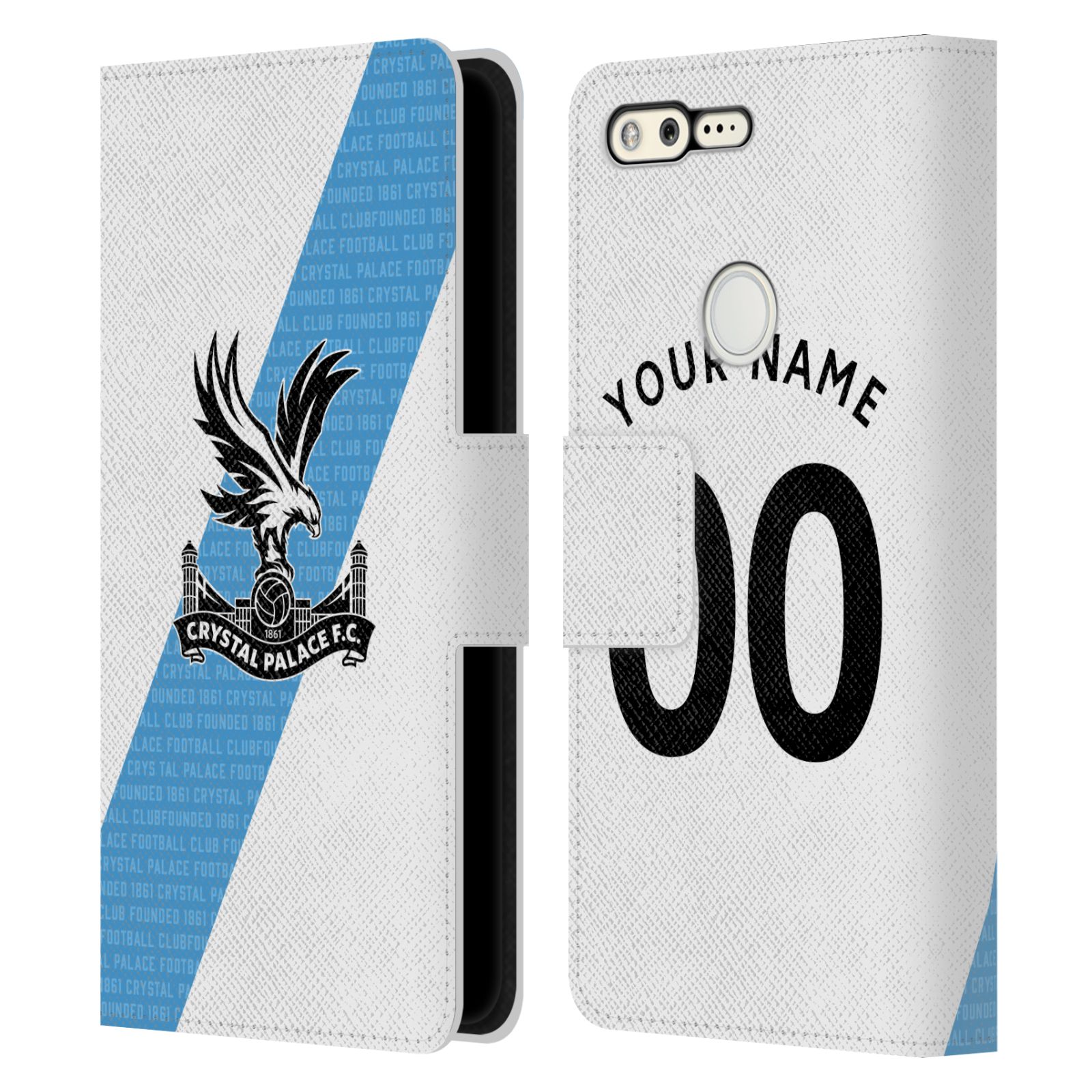 CUSTOM CRYSTAL PALACE FOOTBALL CLUB 2023/24 KIT LEATHER BOOK CASE GOOGLE PHONES - 第 7/8 張圖片