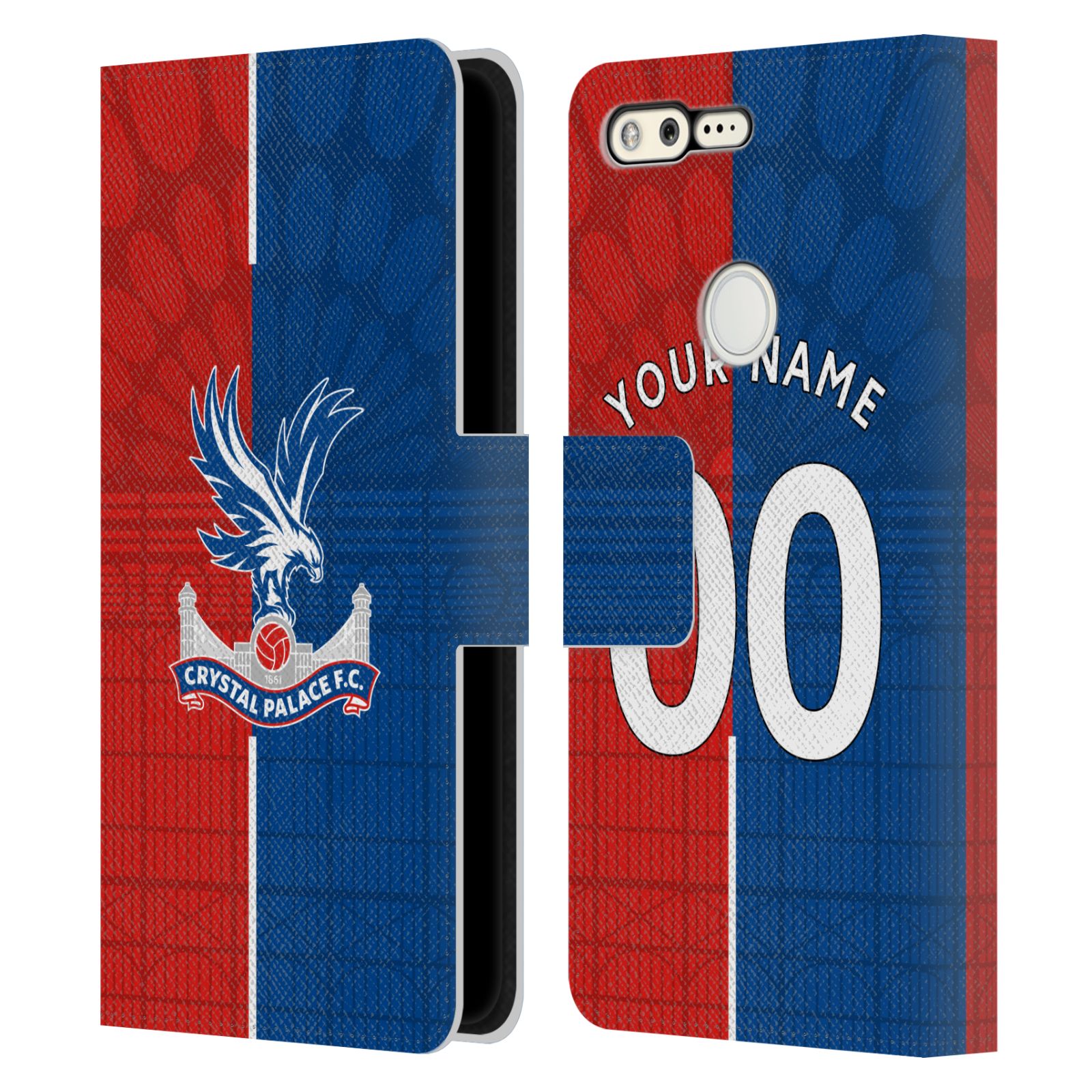 CUSTOM CRYSTAL PALACE FOOTBALL CLUB 2023/24 KIT LEATHER BOOK CASE GOOGLE PHONES - 第 8/8 張圖片