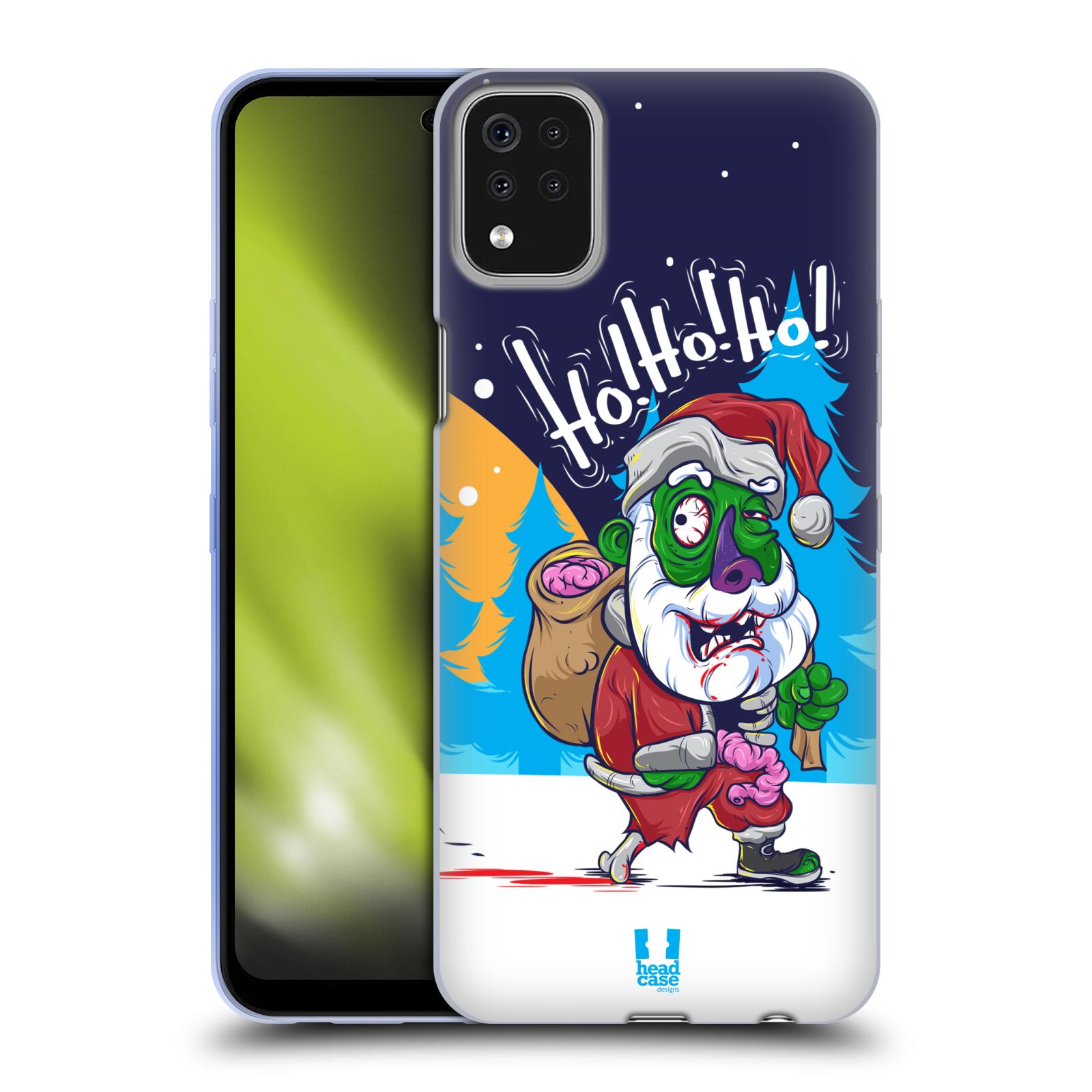 HEAD CASE DESIGNS CHRISTMAS ZOMBIES SOFT GEL CASE FOR LG PHONES 1