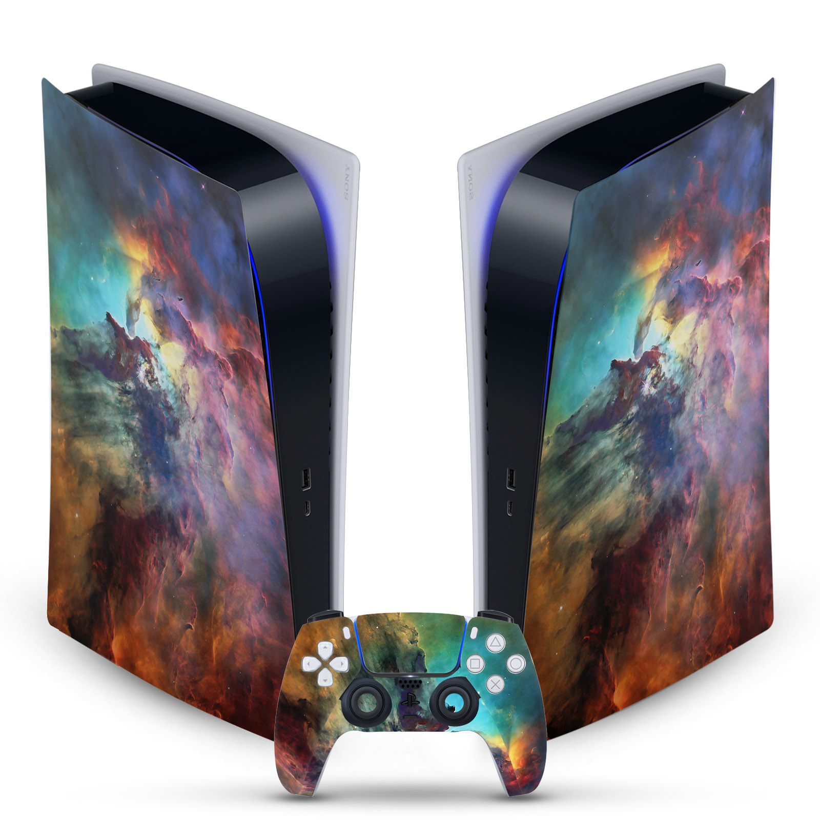 OFFICIAL COSMO18 ART MIX VINYL SKIN DECAL FOR SONY PS5 DIGITAL EDITION BUNDLE