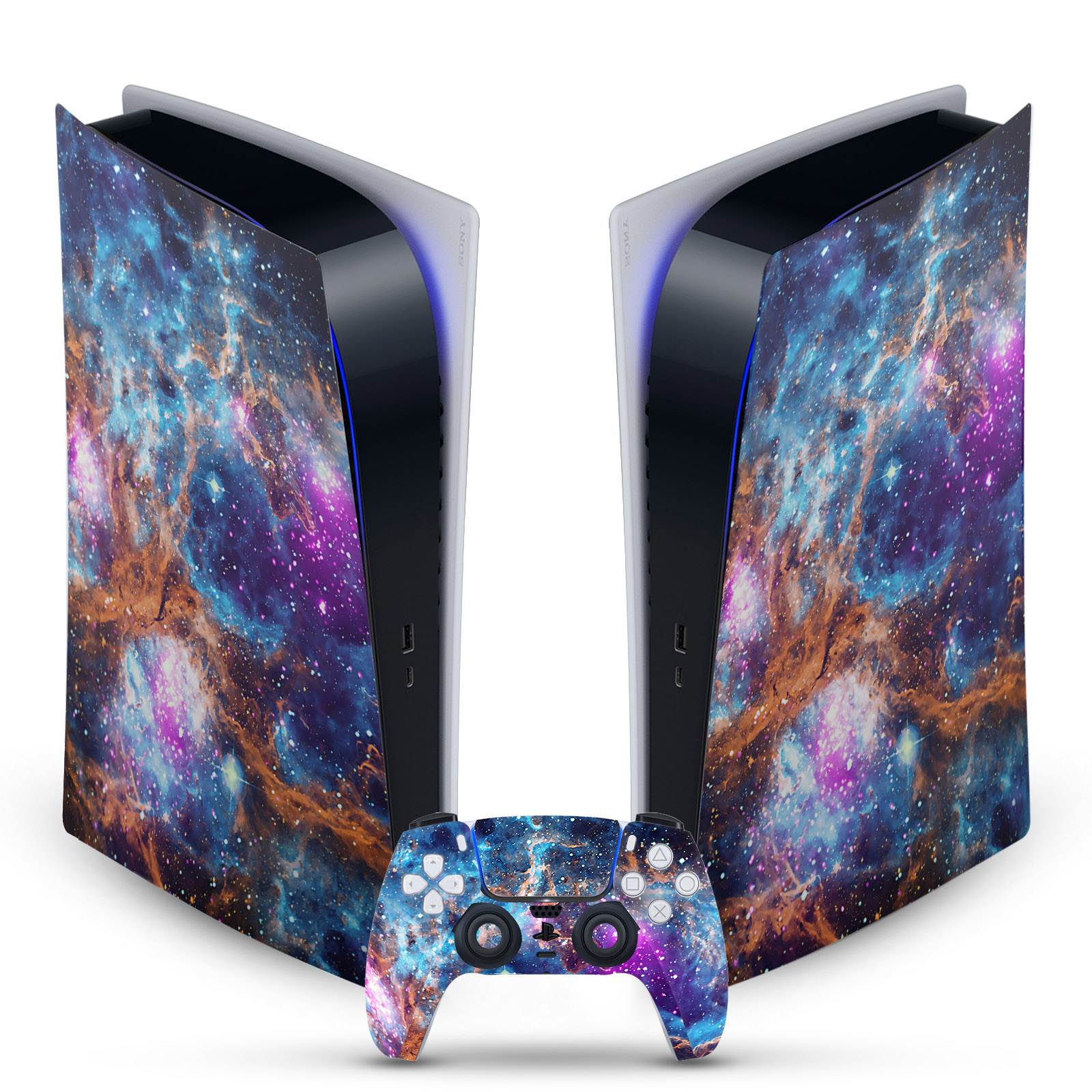 OFFICIAL COSMO18 ART MIX VINYL SKIN DECAL FOR SONY PS5 DIGITAL EDITION BUNDLE