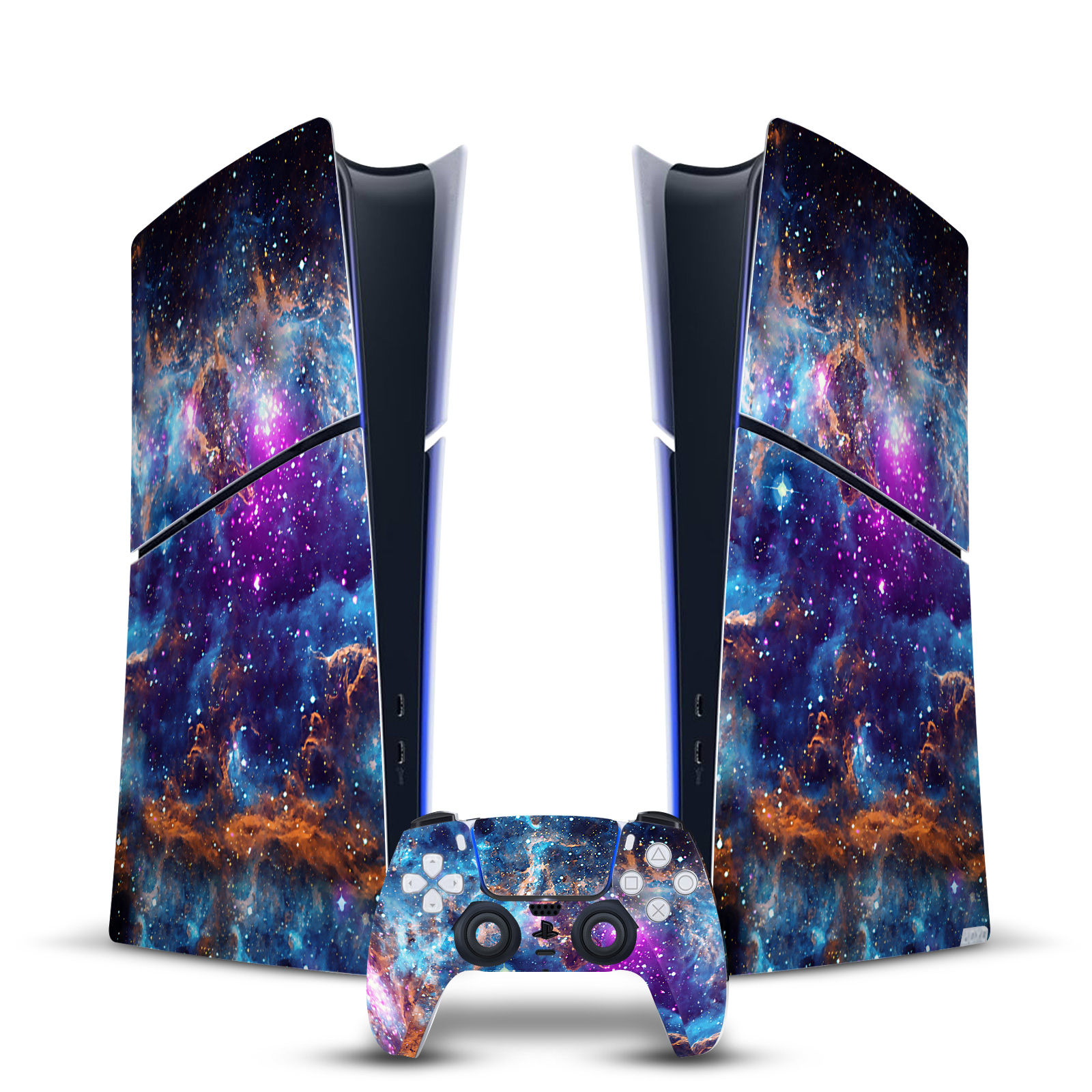 OFFICIAL COSMO18 ART MIX VINYL SKIN FOR PS5 SLIM DIGITAL CONSOLE & CONTROLLER