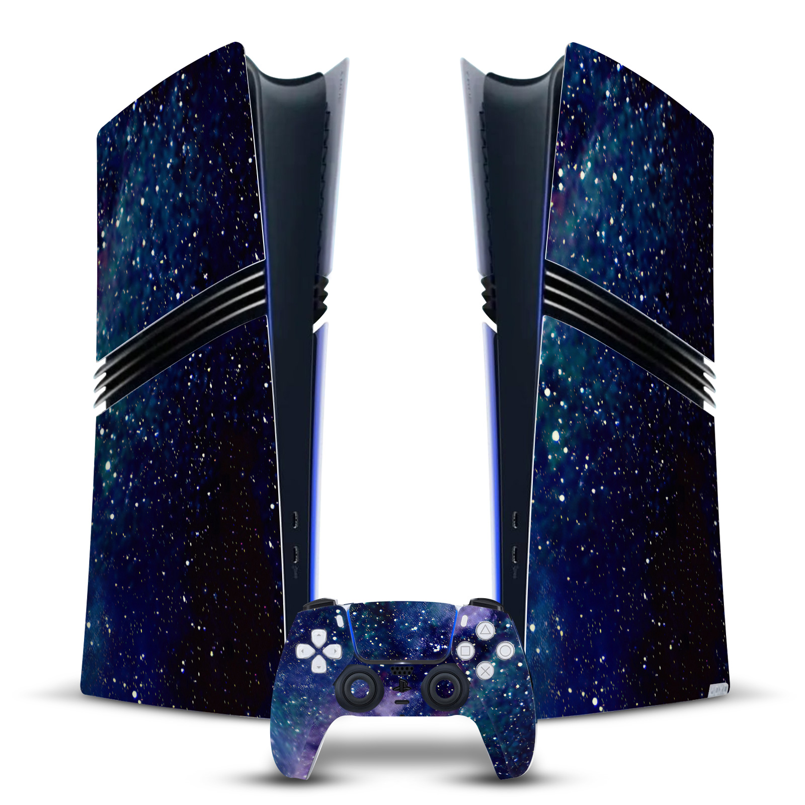 COSMO18 ART MIX VINYL SKIN FOR PS5 PRO DIGITAL EDITION CONSOLE & CONTROLLER