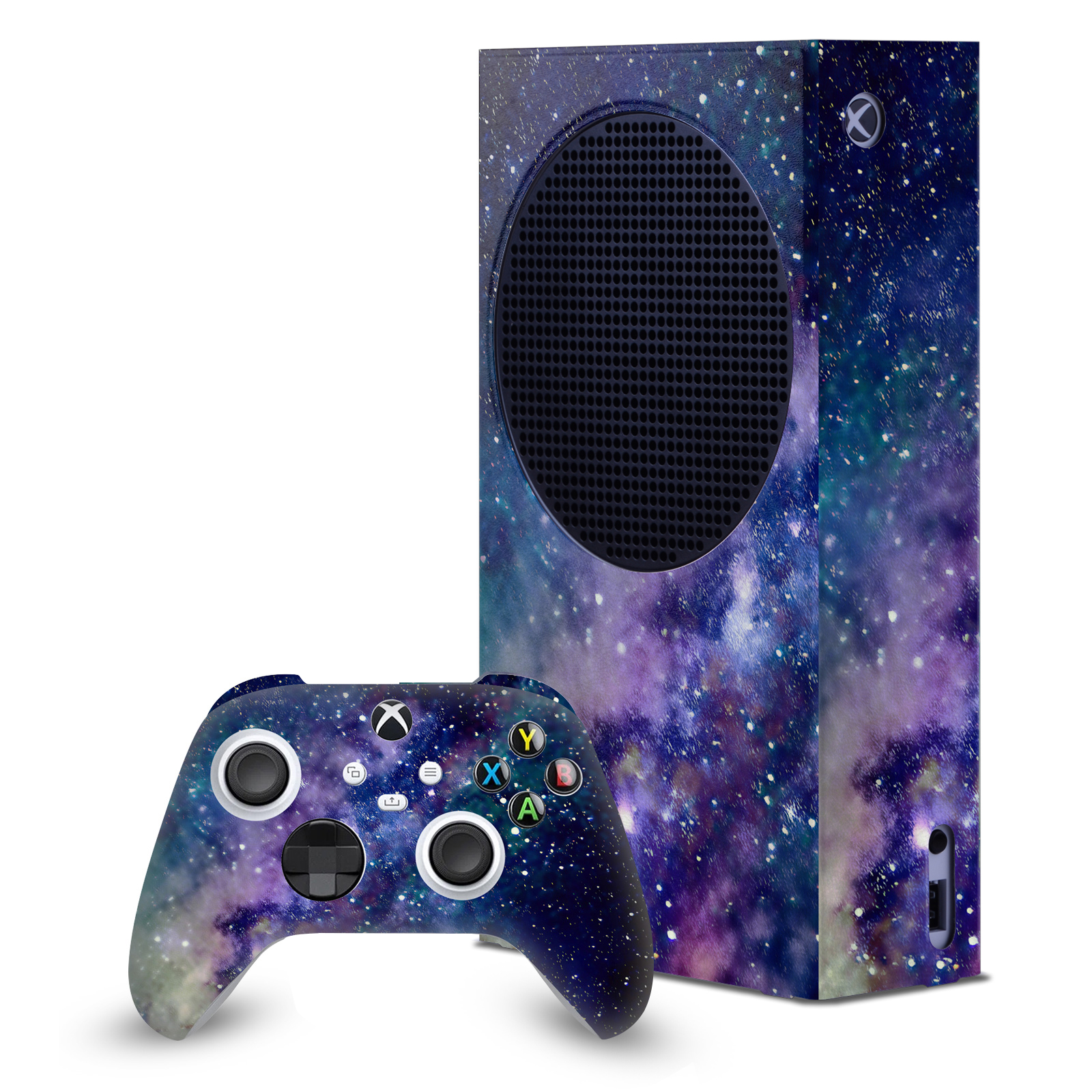 OFFICIAL COSMO18 ART MIX GAME CONSOLE WRAP AND CONTROLLER SKIN FOR XBOX SERIES S