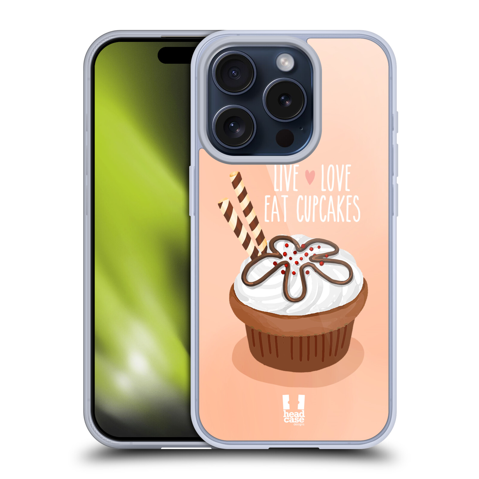 HEAD CASE CAKE HAPPY CUSTODIA COVER MORBIDA IN GEL PER APPLE iPHONE TELEFONI - Foto 6 di 6