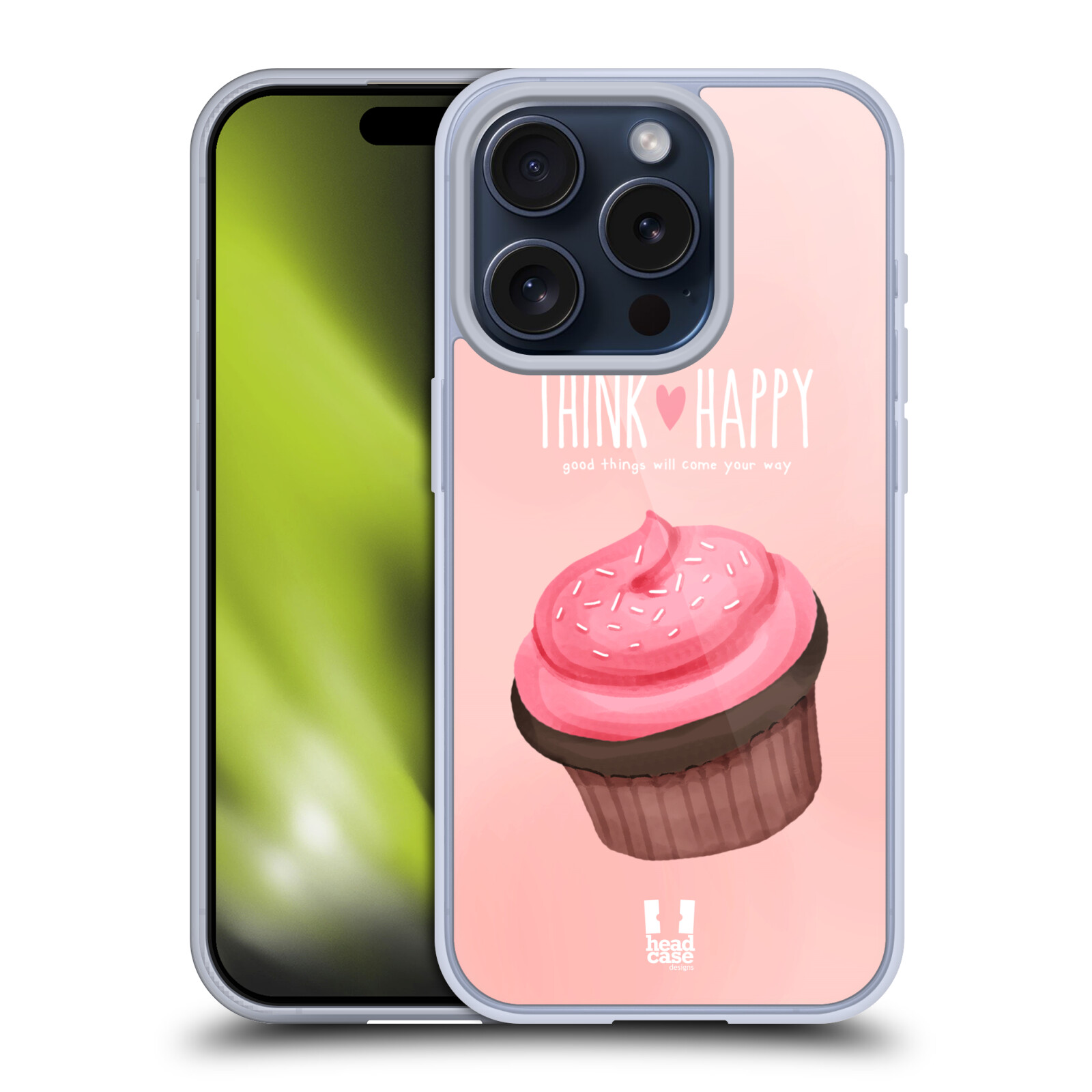HEAD CASE CAKE HAPPY CUSTODIA COVER MORBIDA IN GEL PER APPLE iPHONE TELEFONI - Foto 4 di 6