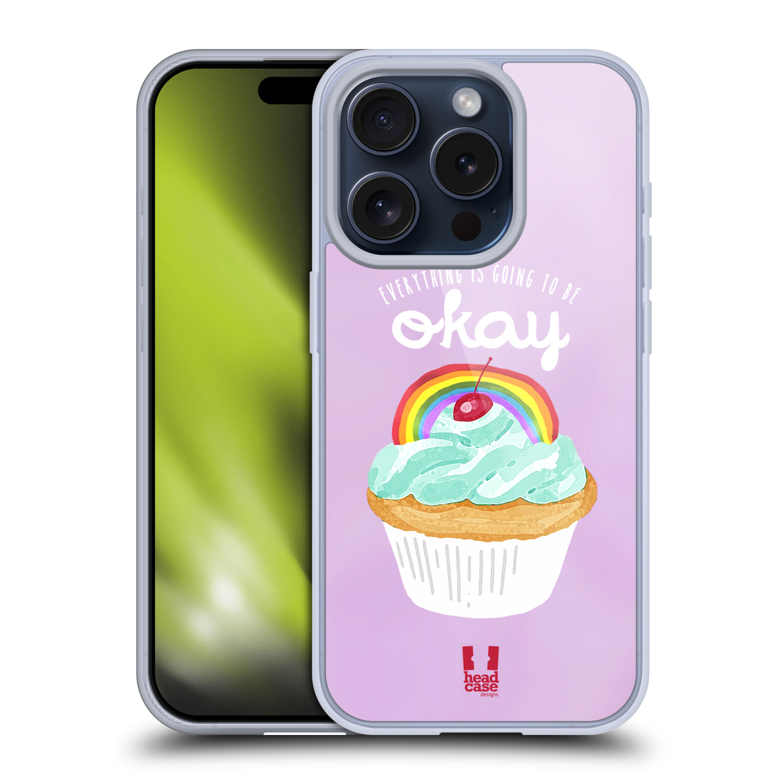 HEAD CASE CAKE HAPPY CUSTODIA COVER MORBIDA IN GEL PER APPLE iPHONE TELEFONI - Foto 2 di 6