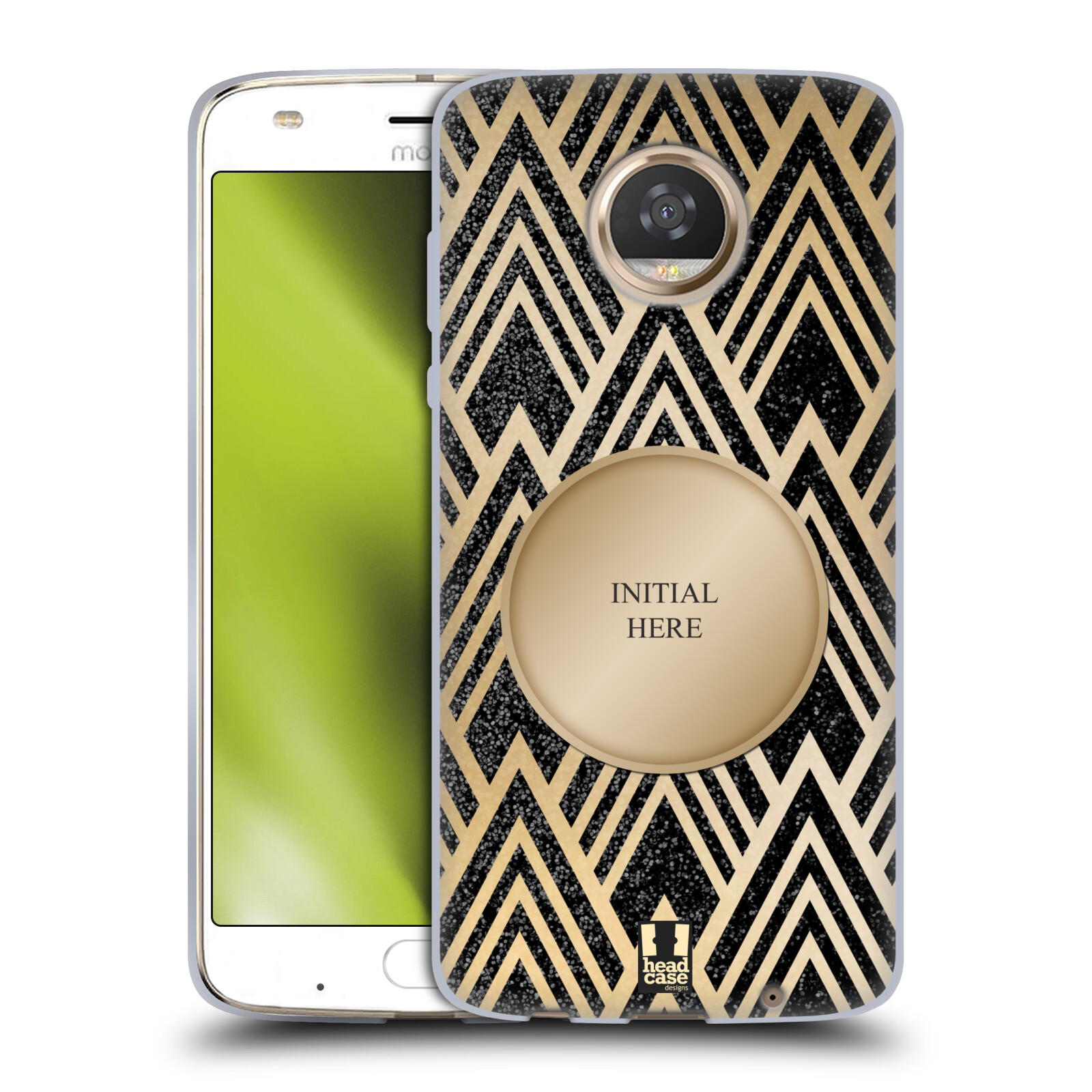 CUSTOM CUSTOMIZED PERSONALIZED ART DECO SOFT GEL CASE FOR MOTOROLA PHONES - Picture 10 of 11