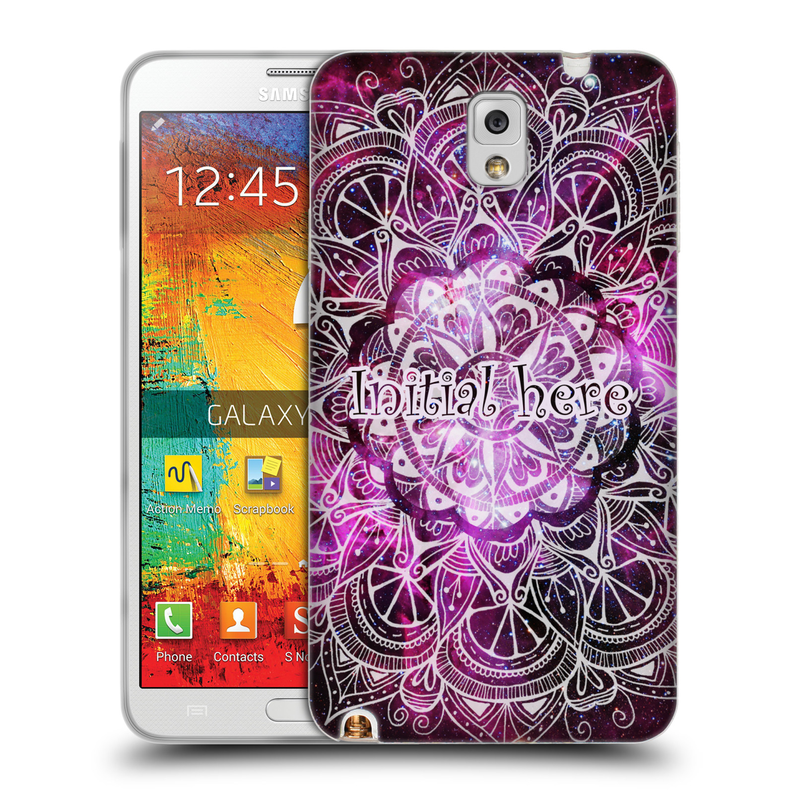 CUSTODIA GEL MANDALA DOODLES PERSONALIZZATA PERSONALIZZATA PER TELEFONI SAMSUNG 2 - Foto 8 di 10