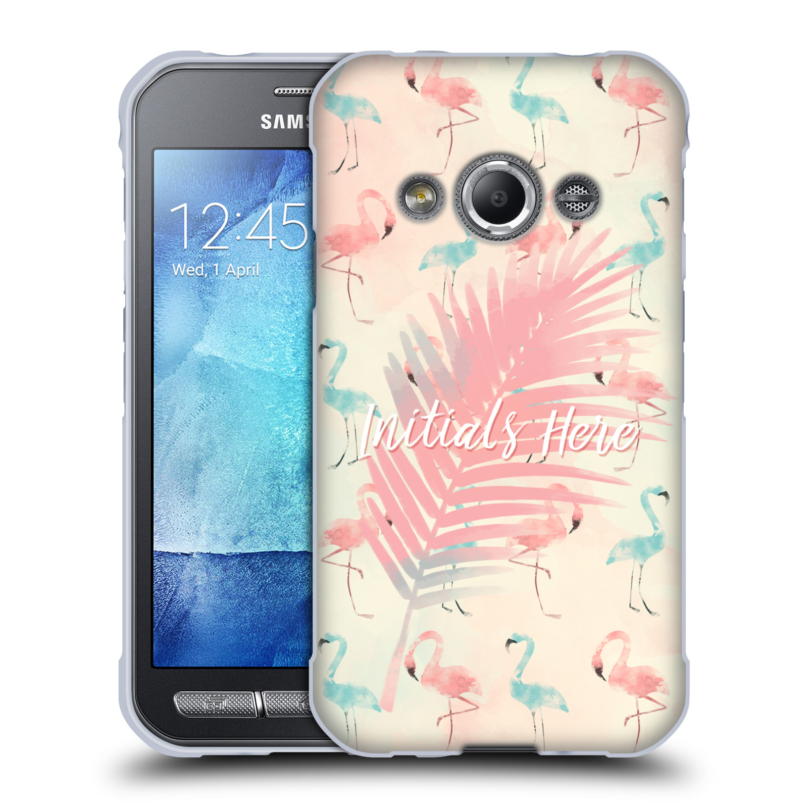 CUSTOM CUSTOMIZED PERSONALIZED FAB FLAMINGO SOFT GEL CASE FOR SAMSUNG PHONES 4 - Picture 9 of 11