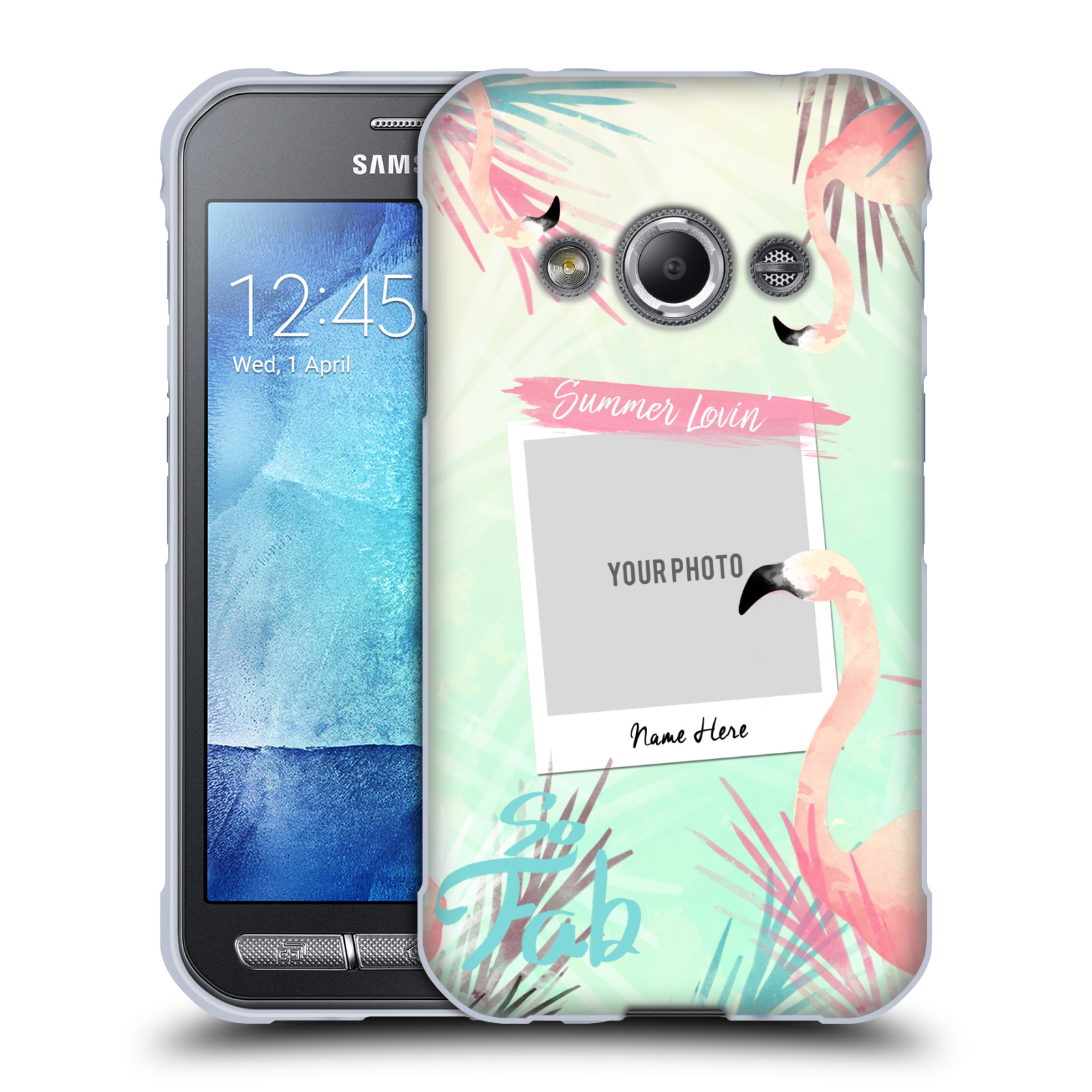 CUSTOM CUSTOMIZED PERSONALIZED FAB FLAMINGO SOFT GEL CASE FOR SAMSUNG PHONES 4 - Picture 11 of 11