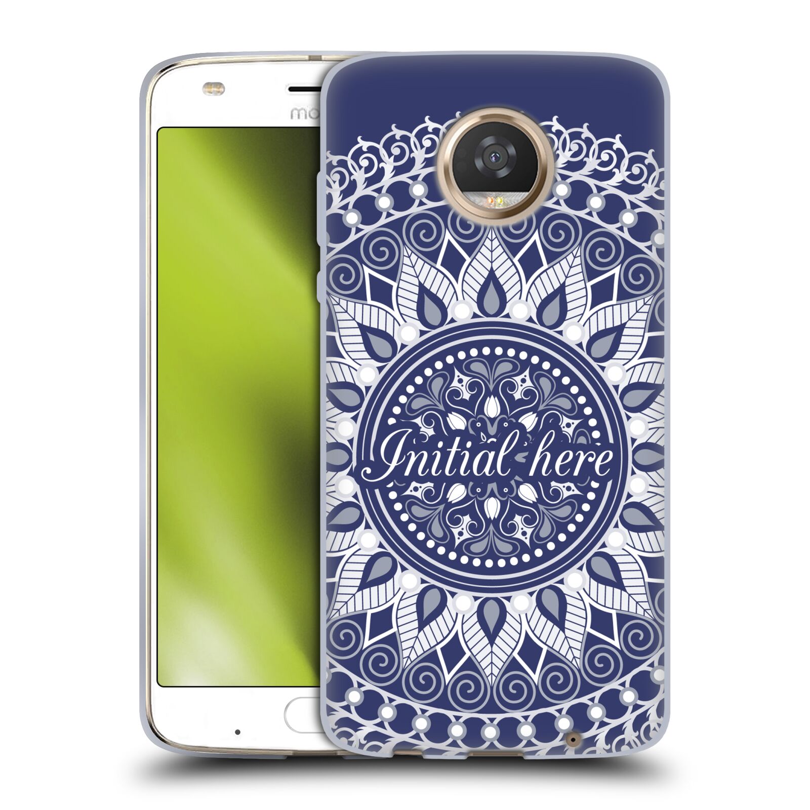 CUSTOM CUSTOMIZED PERSONALIZED MANDALA SOFT GEL CASE FOR MOTOROLA PHONES - Picture 8 of 10