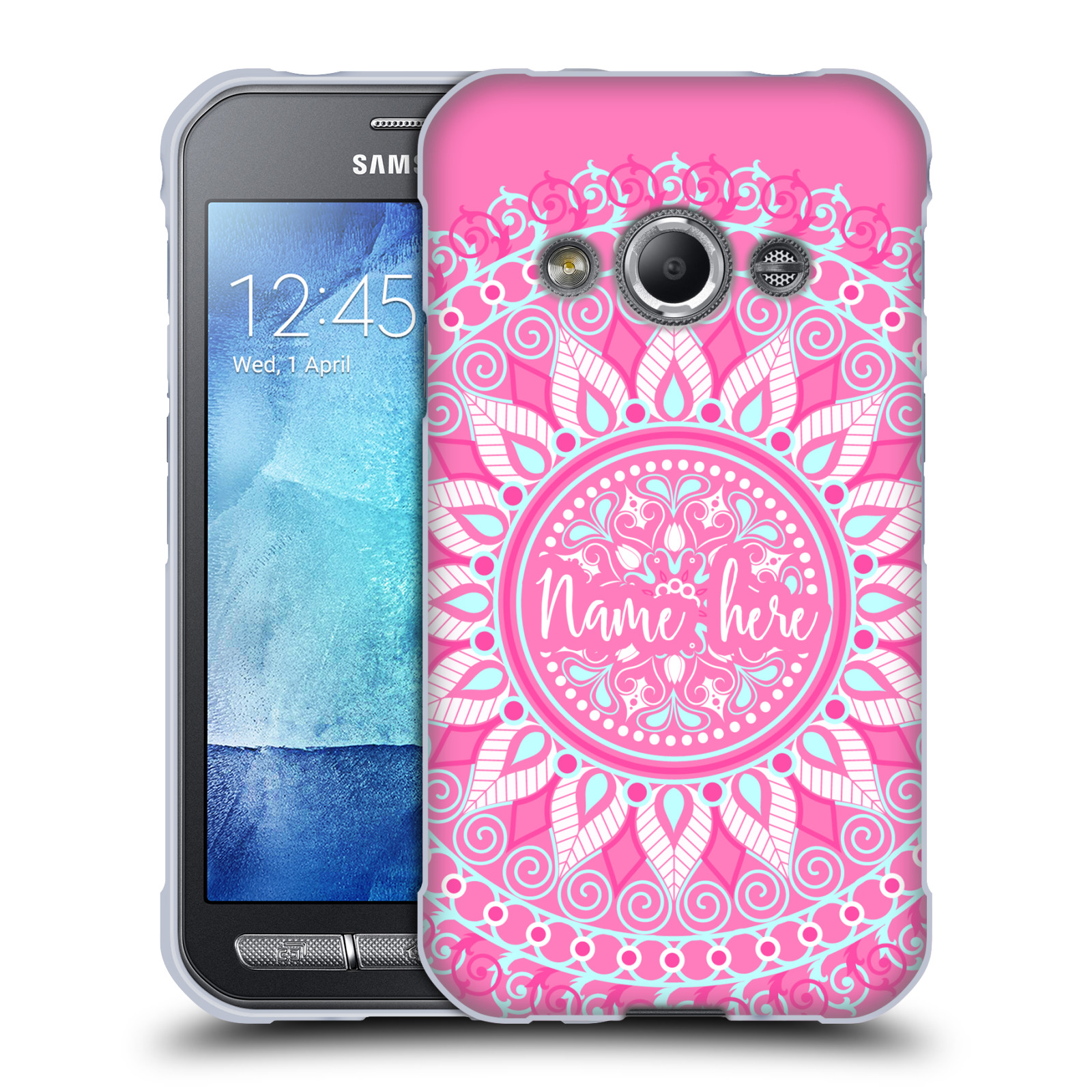 CUSTOM CUSTOMIZED PERSONALIZED MANDALA SOFT GEL CASE FOR SAMSUNG PHONES 4 - Picture 9 of 10