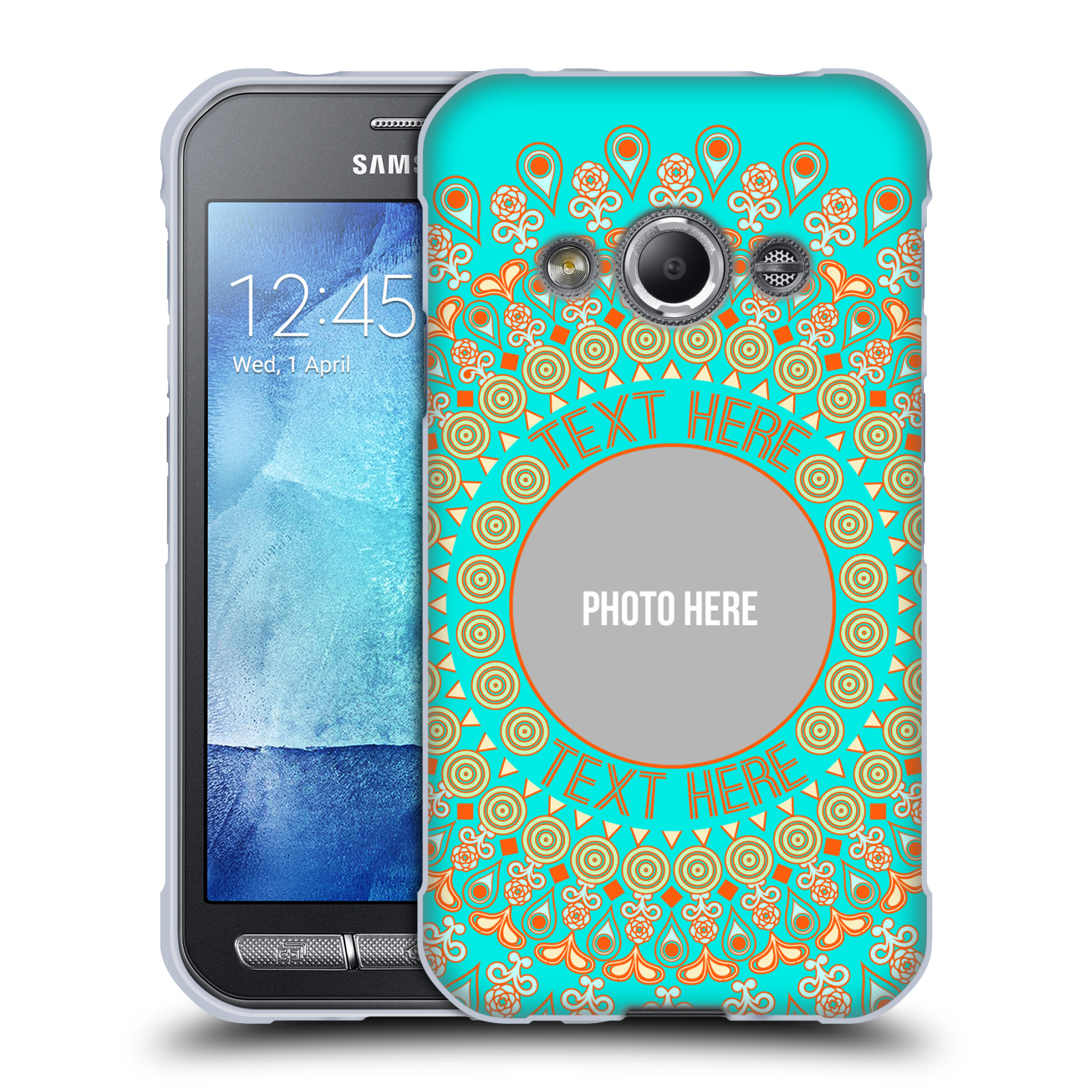 CUSTOM CUSTOMIZED PERSONALIZED MANDALA SOFT GEL CASE FOR SAMSUNG PHONES 4 - Picture 10 of 10
