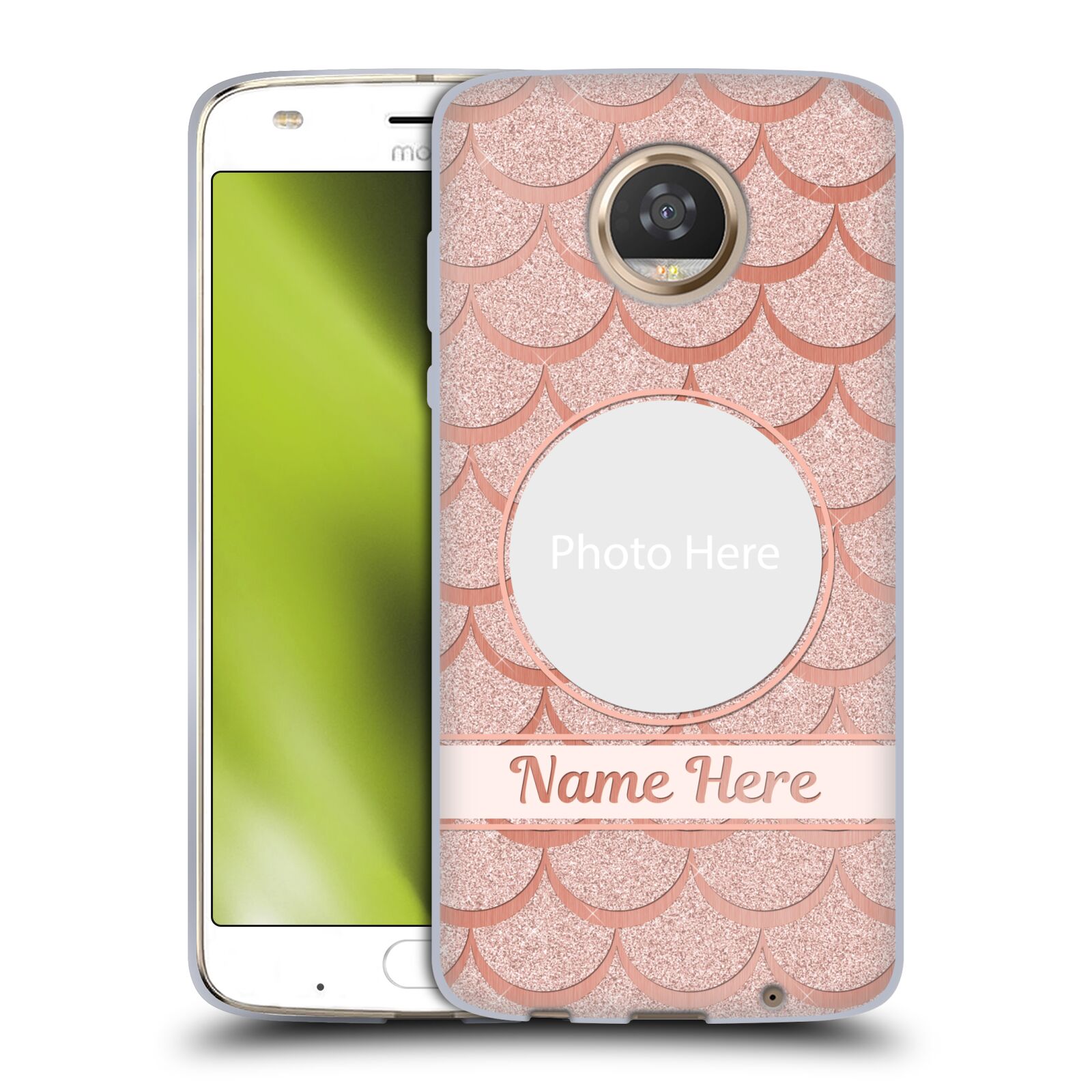 CUSTOM CUSTOMISED PERSONALISED MERMAID SCALES SOFT GEL CASE FOR MOTOROLA PHONES - Picture 11 of 11