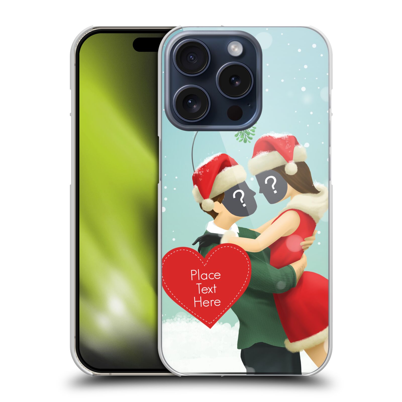 CUSTOM CUSTOMISED PERSONALISED CHRISTMAS HARD BACK CASE FOR APPLE iPHONE PHONES - Picture 11 of 14