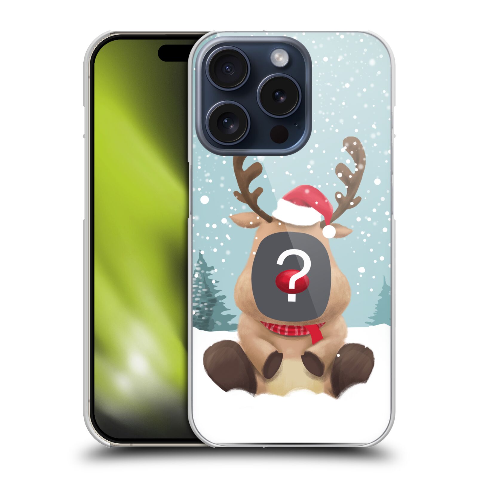 CUSTOM CUSTOMISED PERSONALISED CHRISTMAS HARD BACK CASE FOR APPLE iPHONE PHONES - Picture 12 of 14